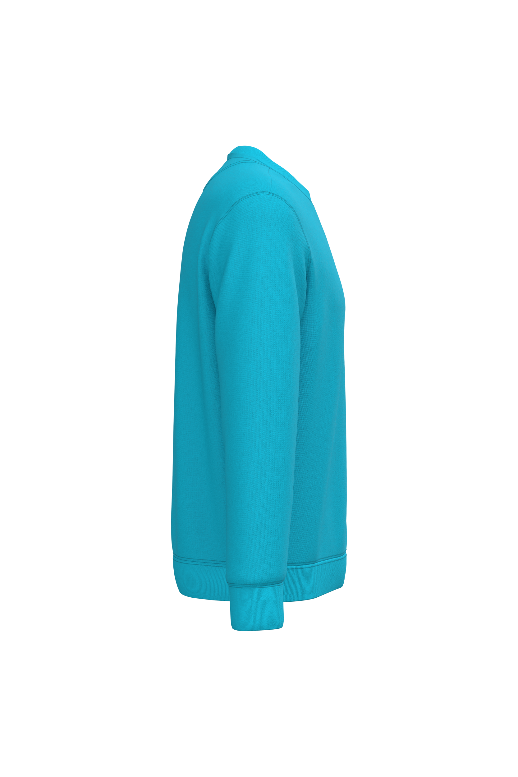 PS_NS400-S-2_LIGHTTURQUOISE.png Native Spirit NS400 Bio-Sweatshirt Light Turquoise – Seitenansicht