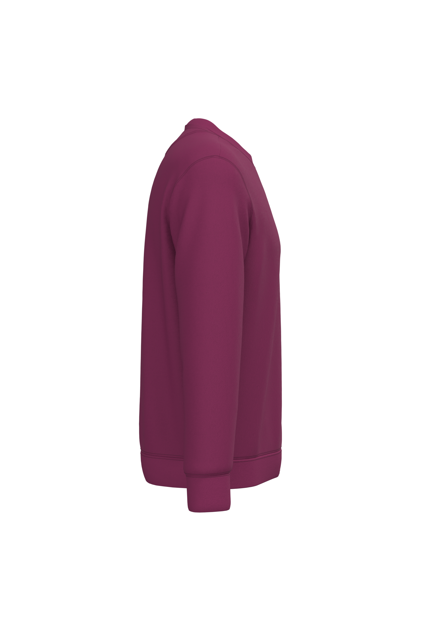 Native Spirit NS400 Bio-Sweatshirt Cherry Purple – Seitenansicht