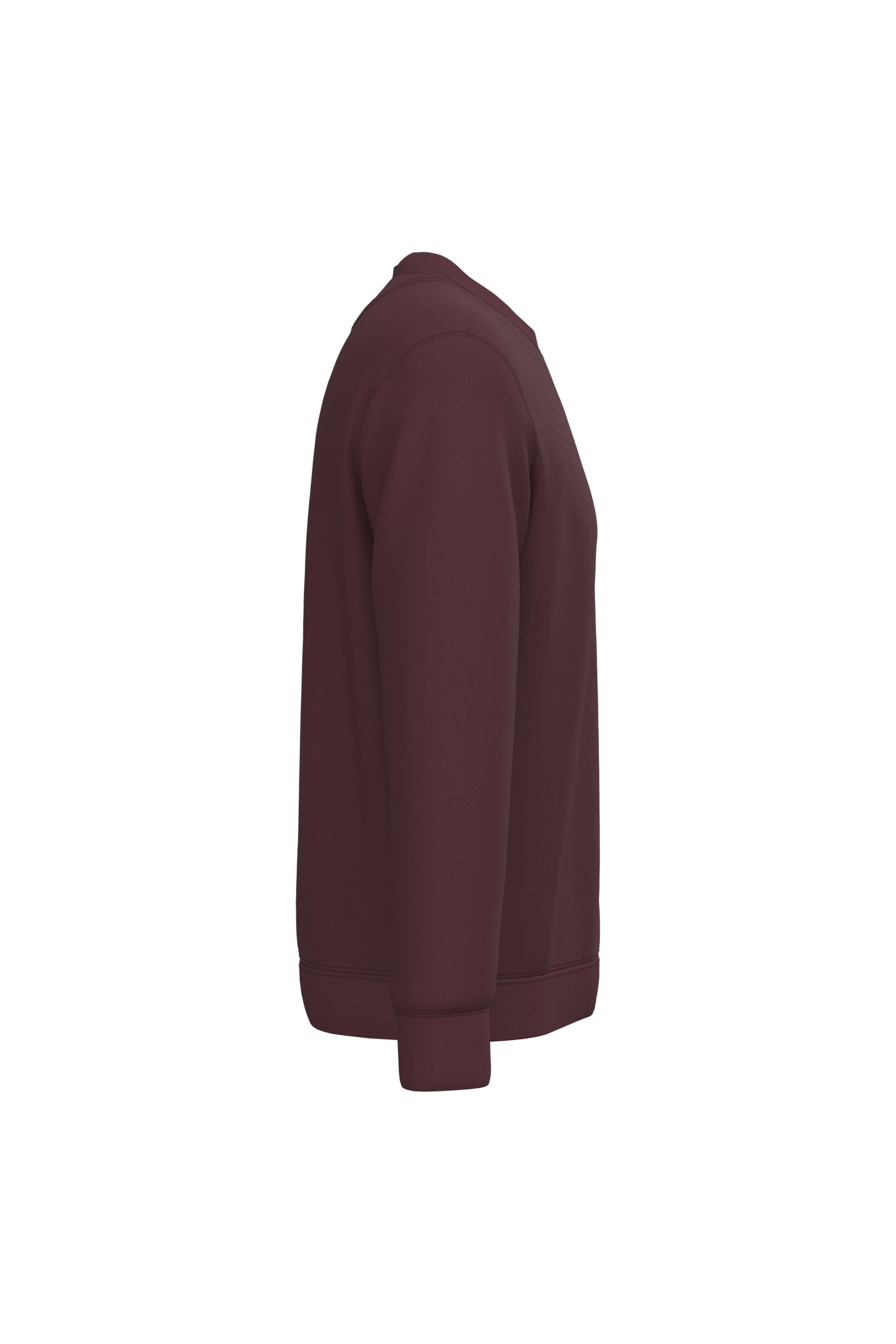 PS_NS400-S_DARKCHERRY.png Native Spirit NS400 Bio-Sweatshirt Dark Cherry – Seitenansicht