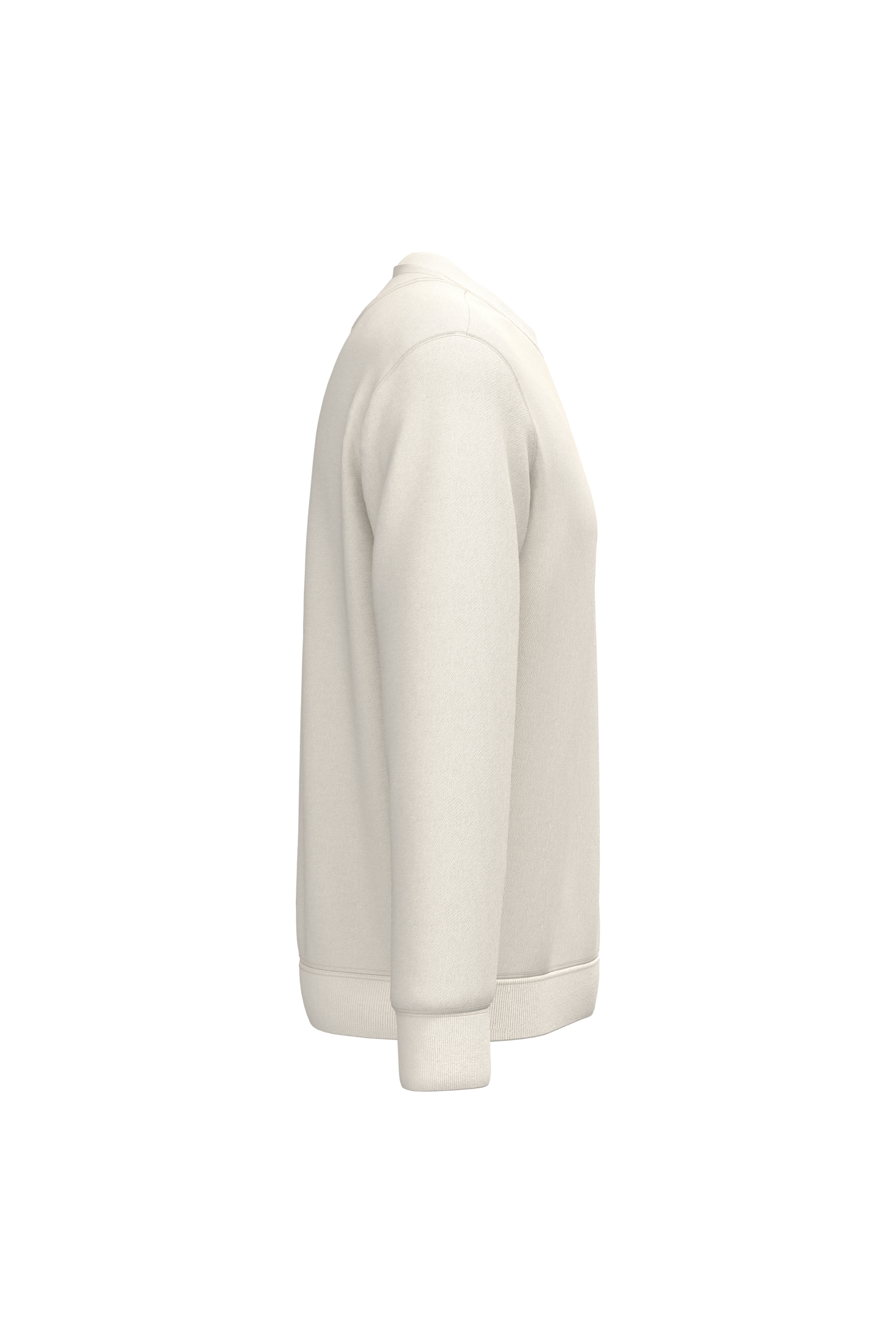 PS_NS400-S_IVORY.png Native Spirit NS400 Bio-Sweatshirt Ivory – Seitenansicht