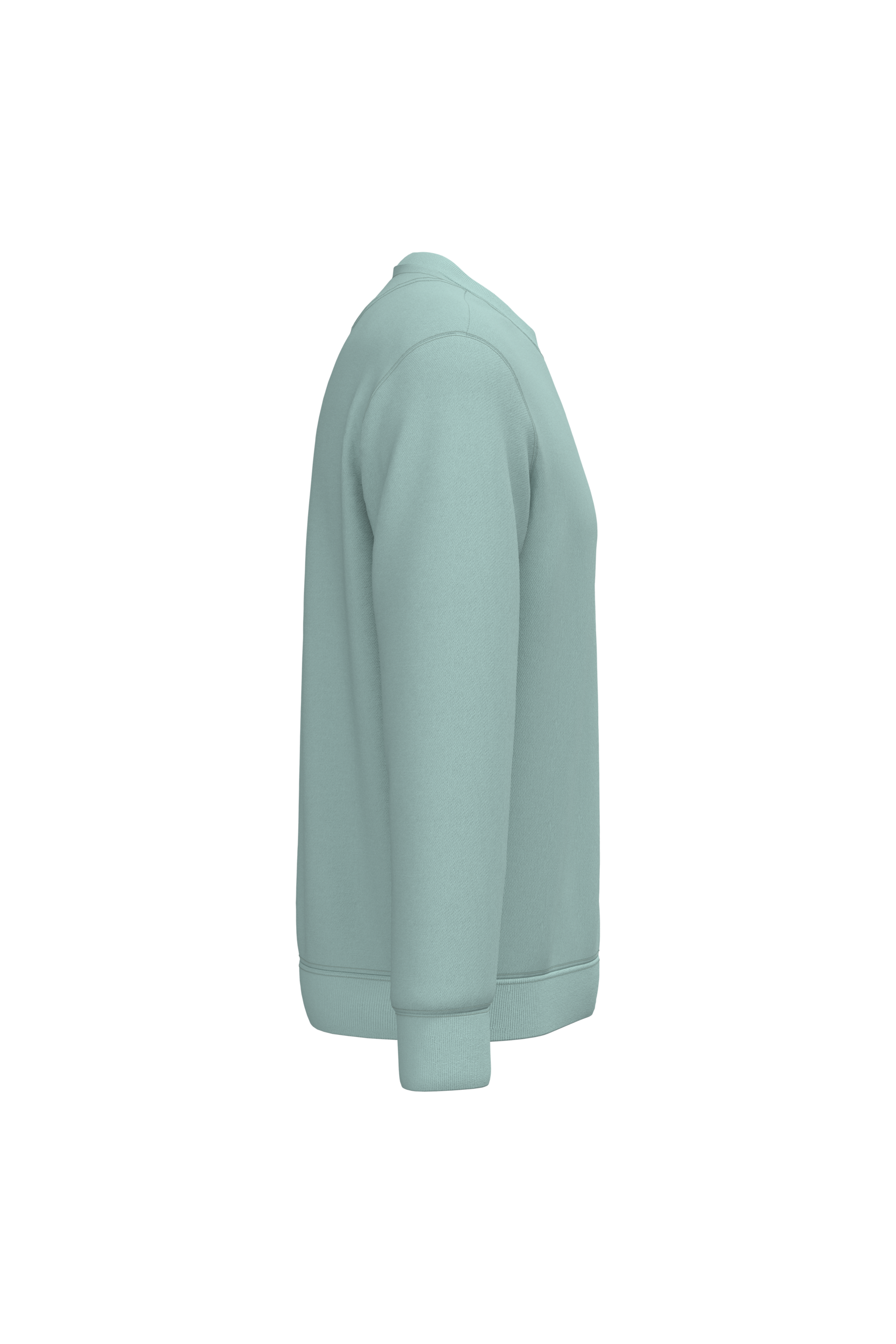 Native Spirit NS400 Bio-Sweatshirt Jade Green – Seitenansicht
