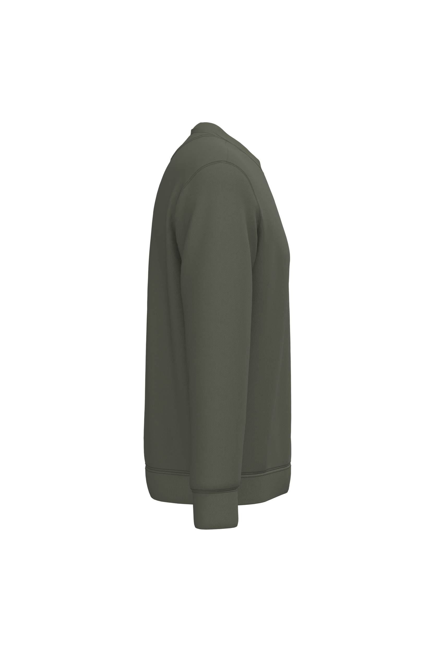 Native Spirit NS400 Bio-Sweatshirt Organic Khaki – Seitenansicht