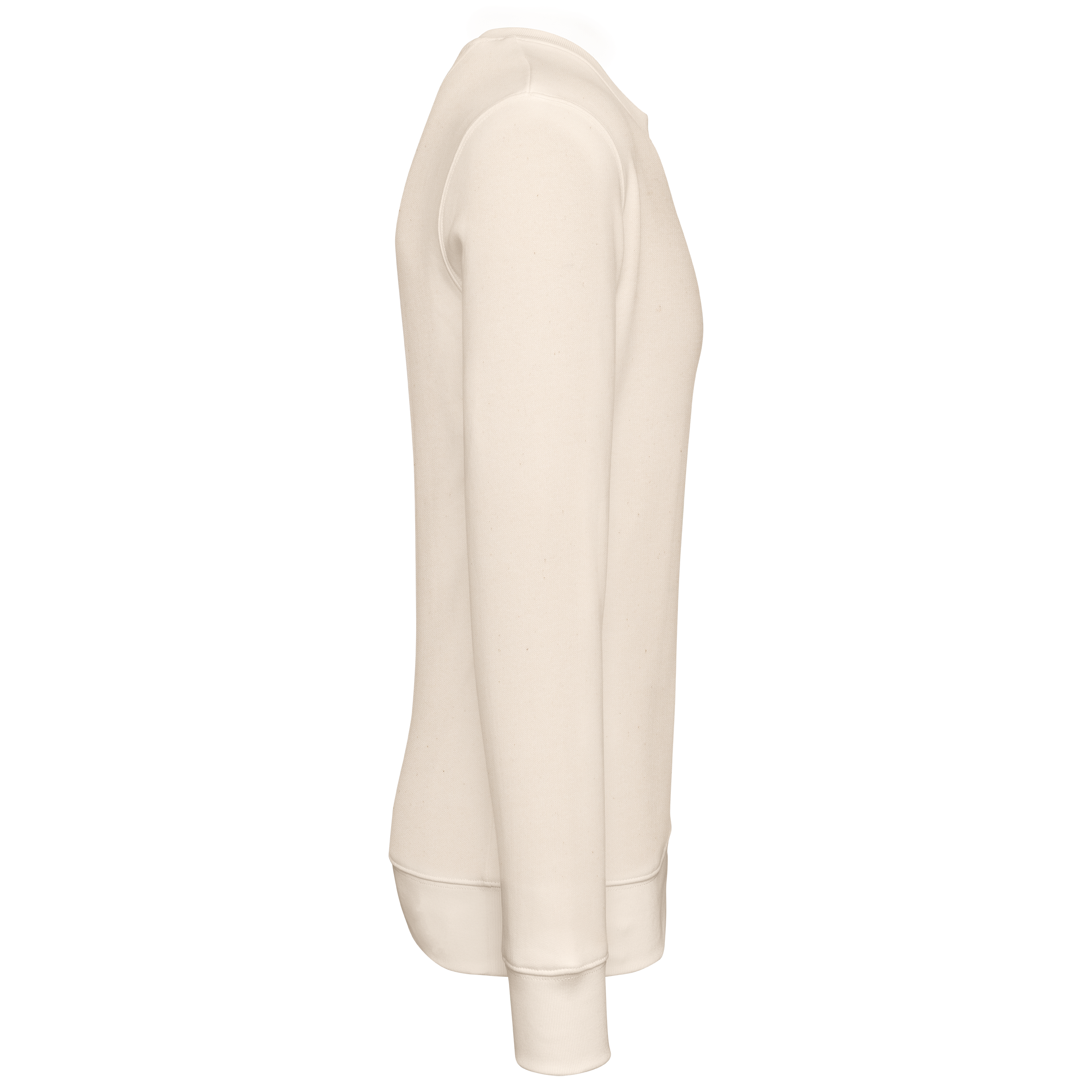 Native Spirit NS400 Bio-Sweatshirt Raw Natural – Seitenansicht