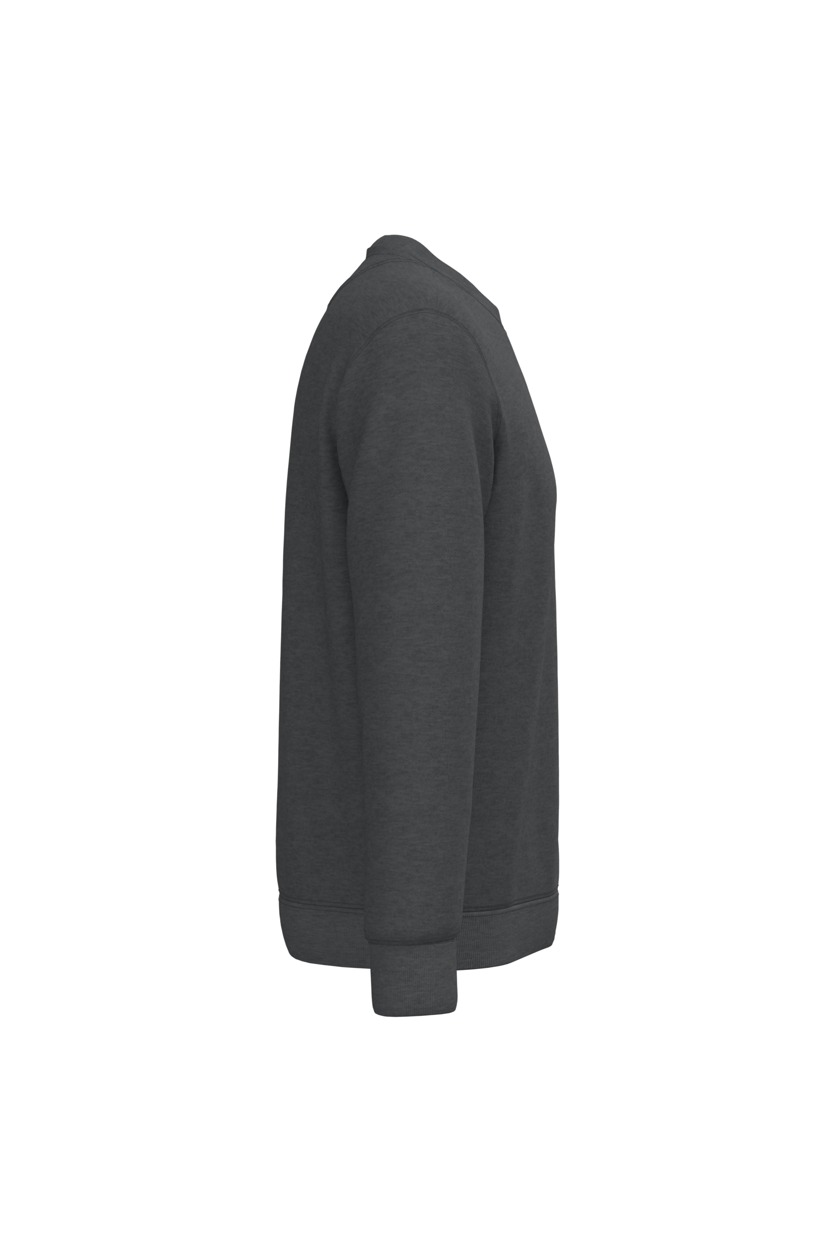 Native Spirit NS400 Bio-Sweatshirt Volcano Grey Heather – Seitenansicht