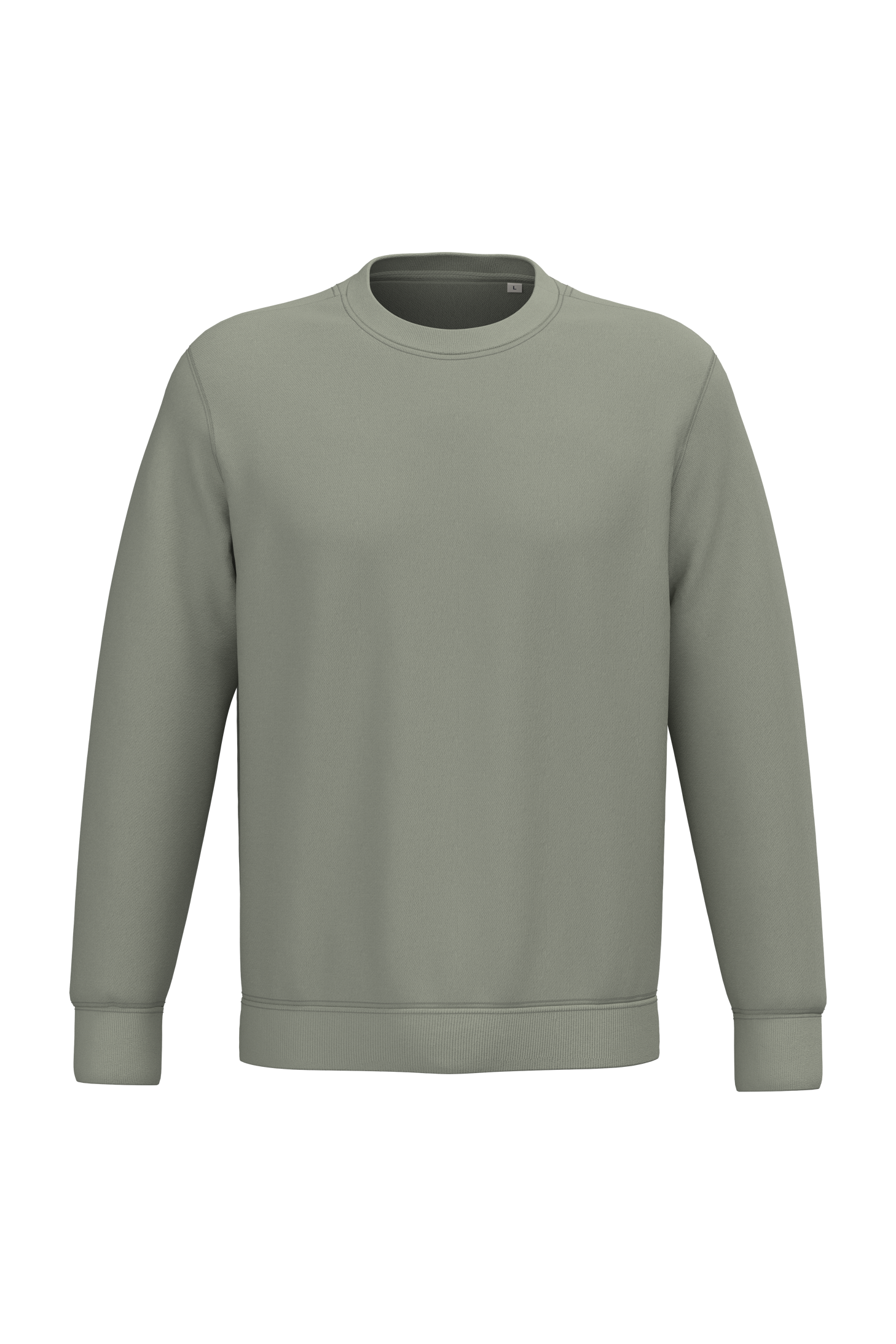 Native Spirit NS400 Bio-Sweatshirt Almond Green – Vorderseite