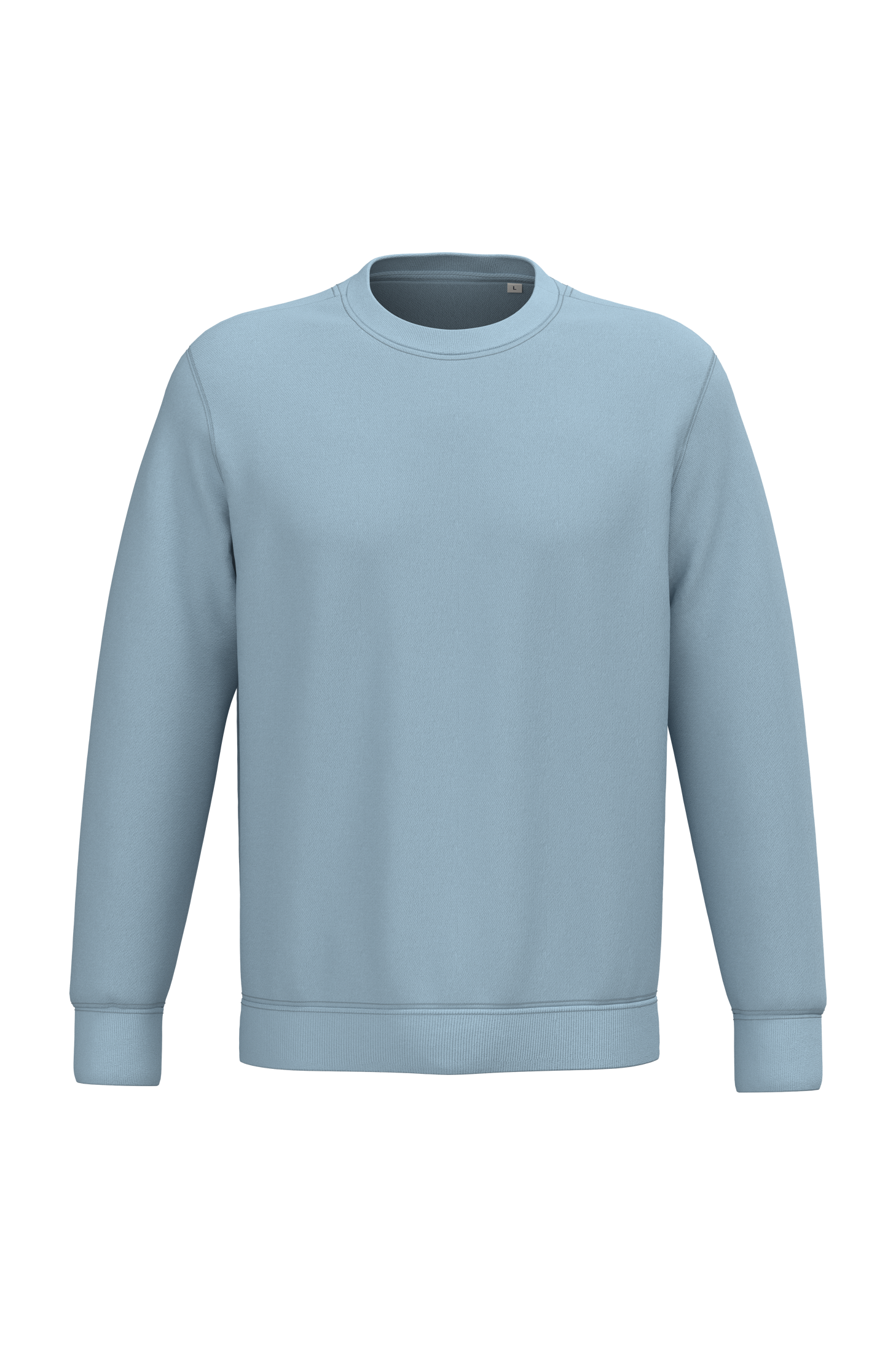 PS_NS400_AQUAMARINE.png Native Spirit NS400 Bio-Sweatshirt Aquamarine – Vorderseite