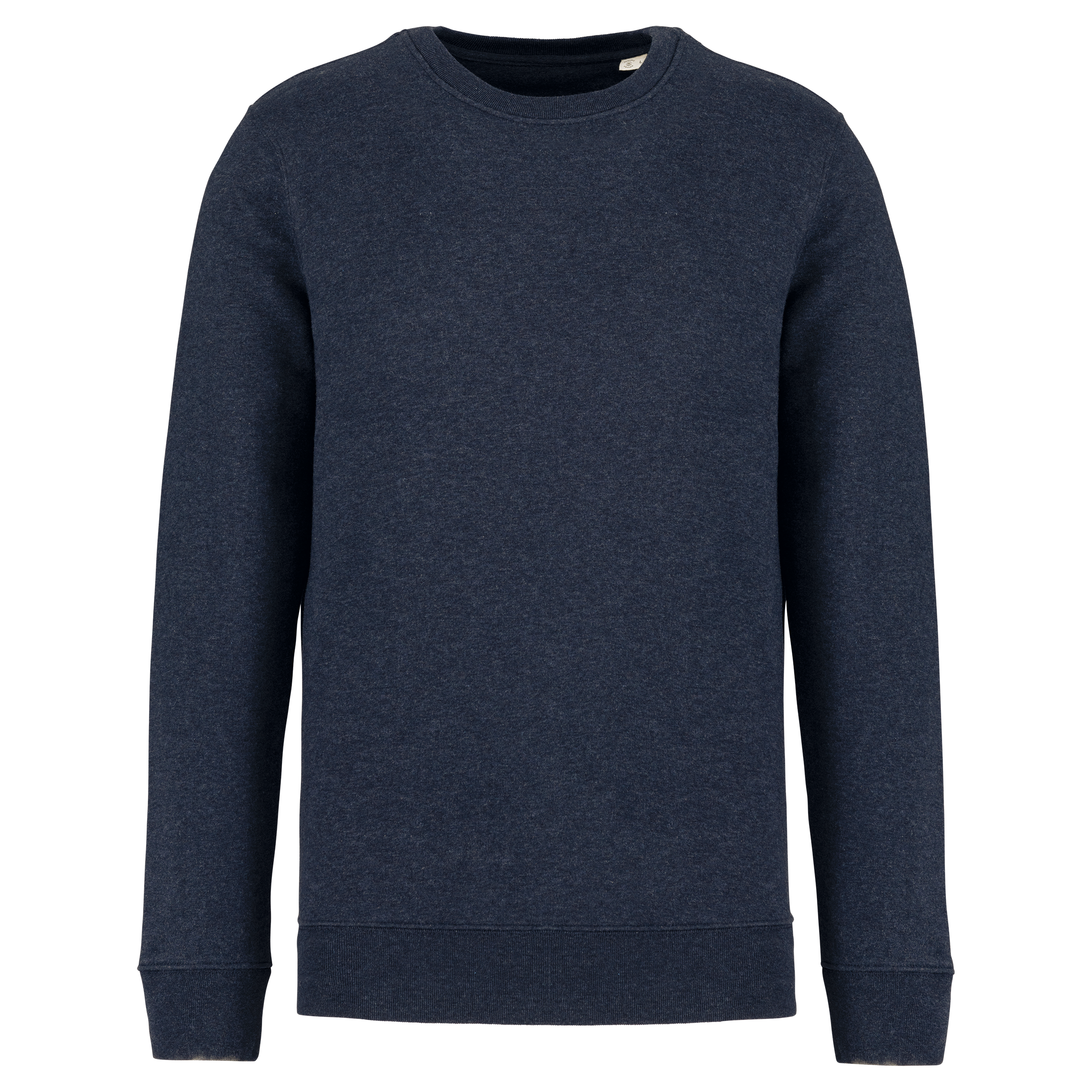 Native Spirit NS400 Bio-Sweatshirt Navy Blue Heather – Vorderseite