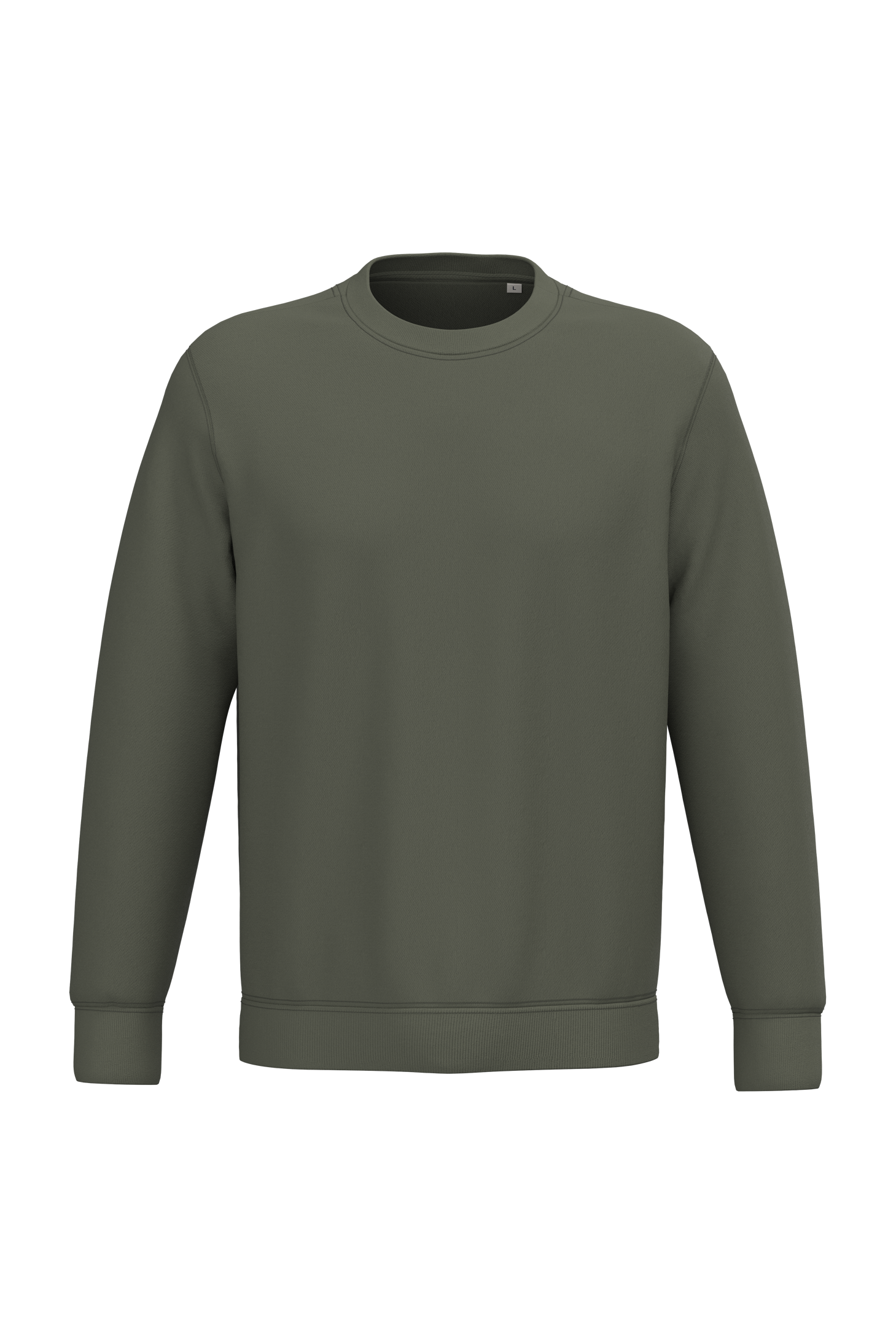 Native Spirit NS400 Bio-Sweatshirt Organic Khaki – Vorderseite