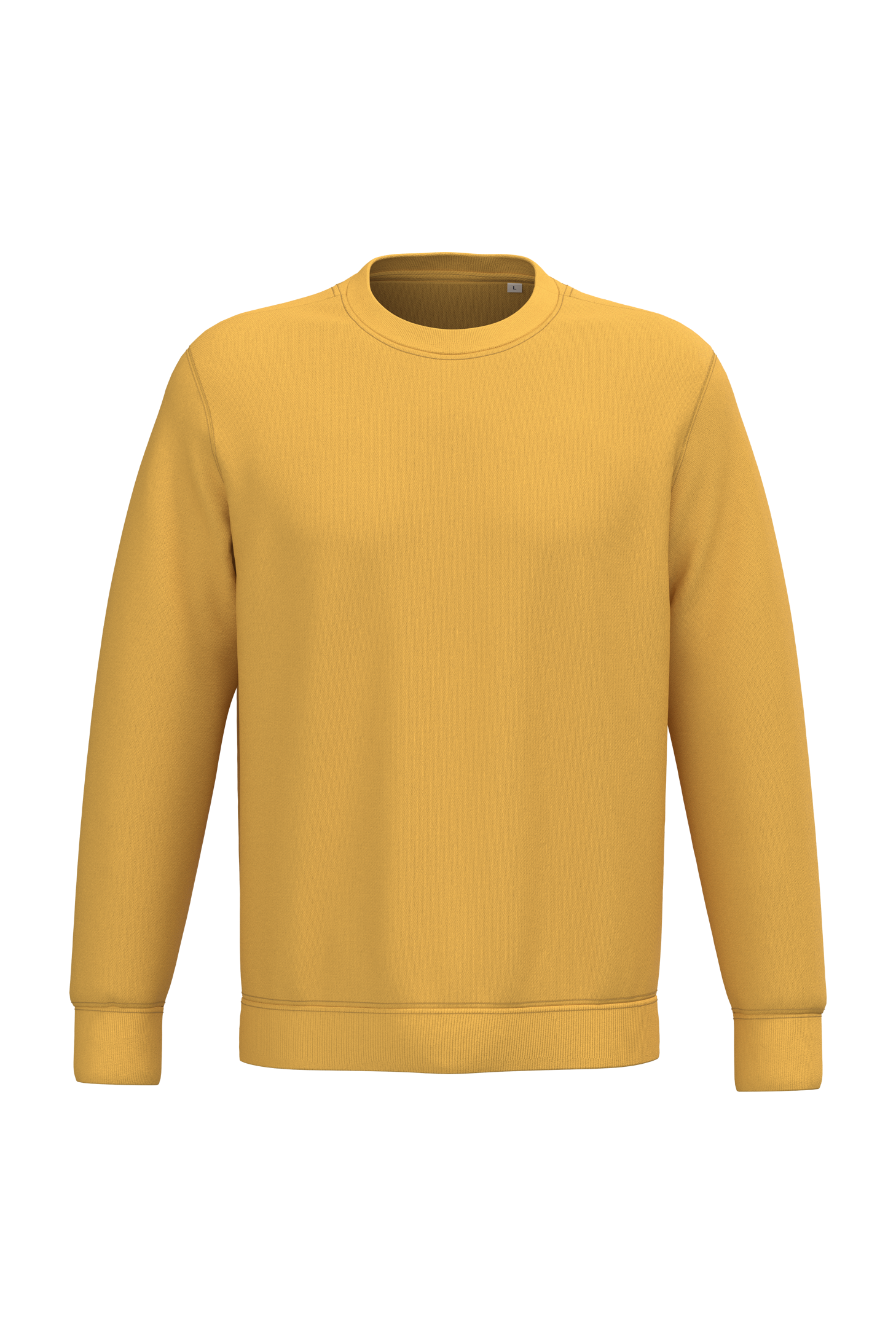 Native Spirit NS400 Bio-Sweatshirt Sun Yellow – Vorderseite
