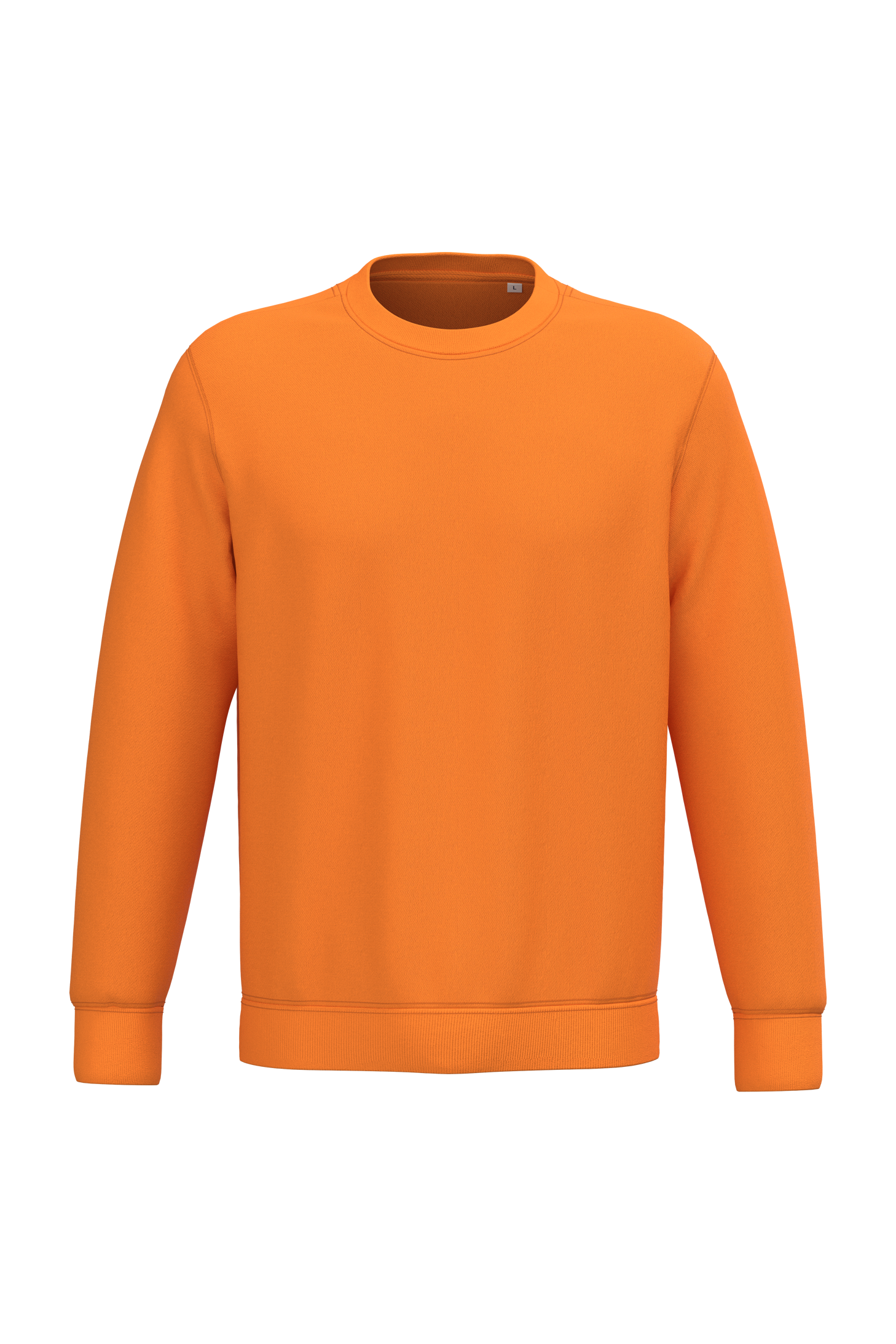 Native Spirit NS400 Bio-Sweatshirt Tangerine – Vorderseite