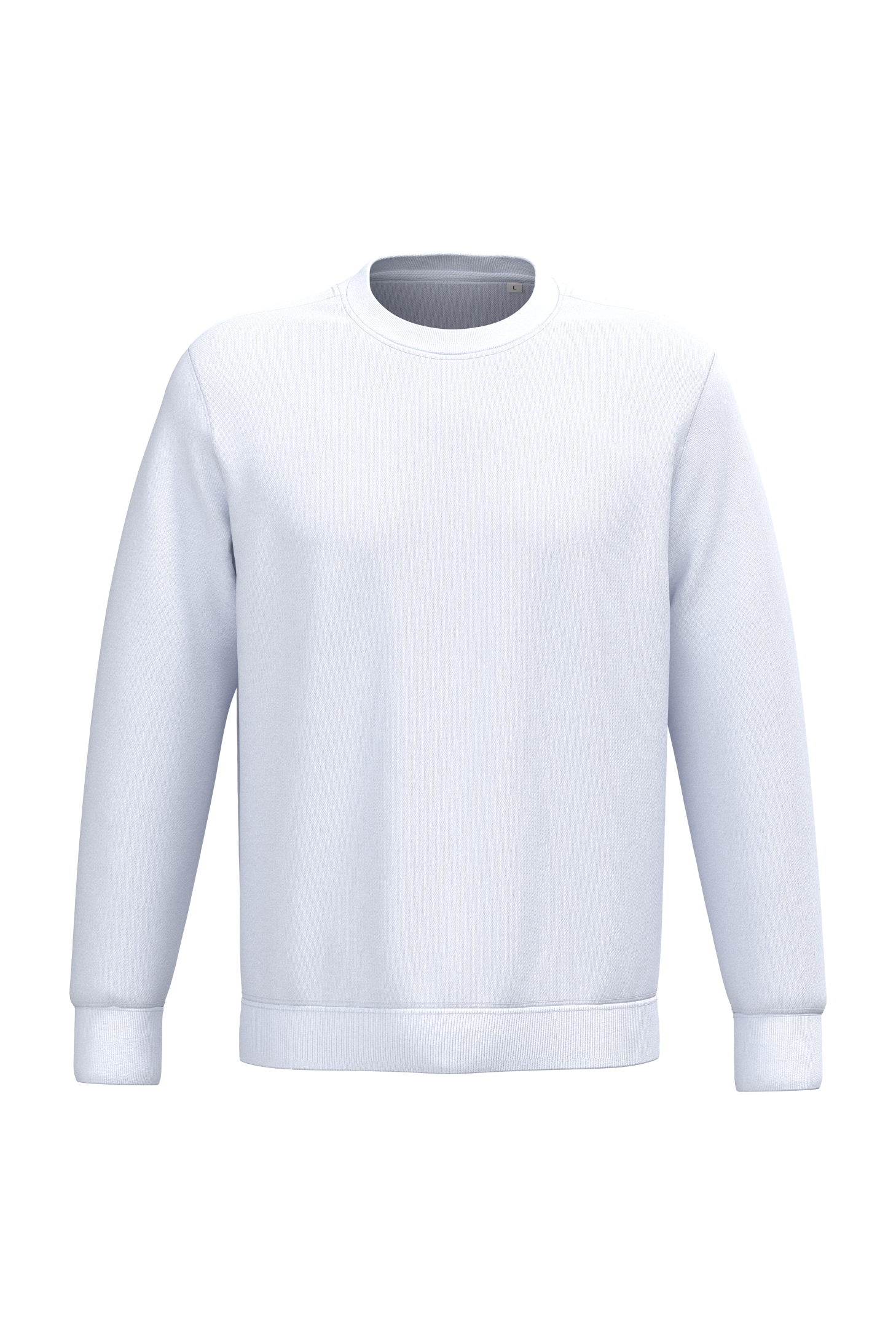 PS_NS400_WHITE.png Native Spirit NS400 Bio-Sweatshirt White – Vorderseite