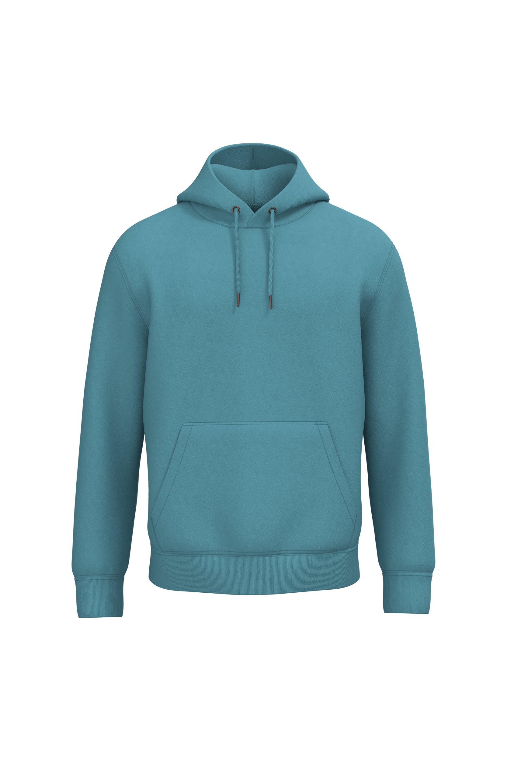 PS_NS401-2_ADRIATICBLUE.png Native Spirit NS401 Bio-Hoodie Adriatic Blue – Vorderseite