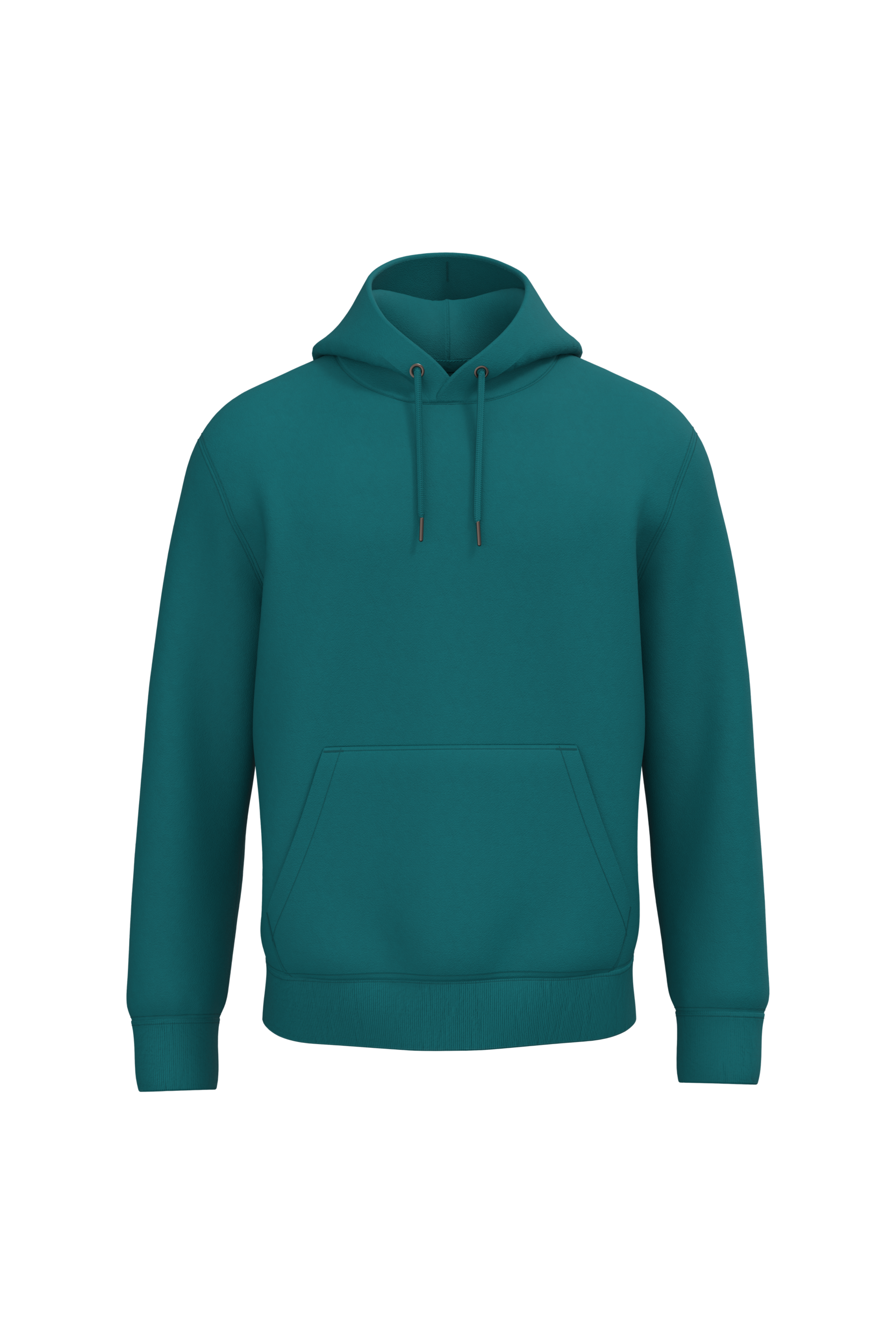 Native Spirit NS401 Bio-Hoodie Peacock Green – Vorderseite
