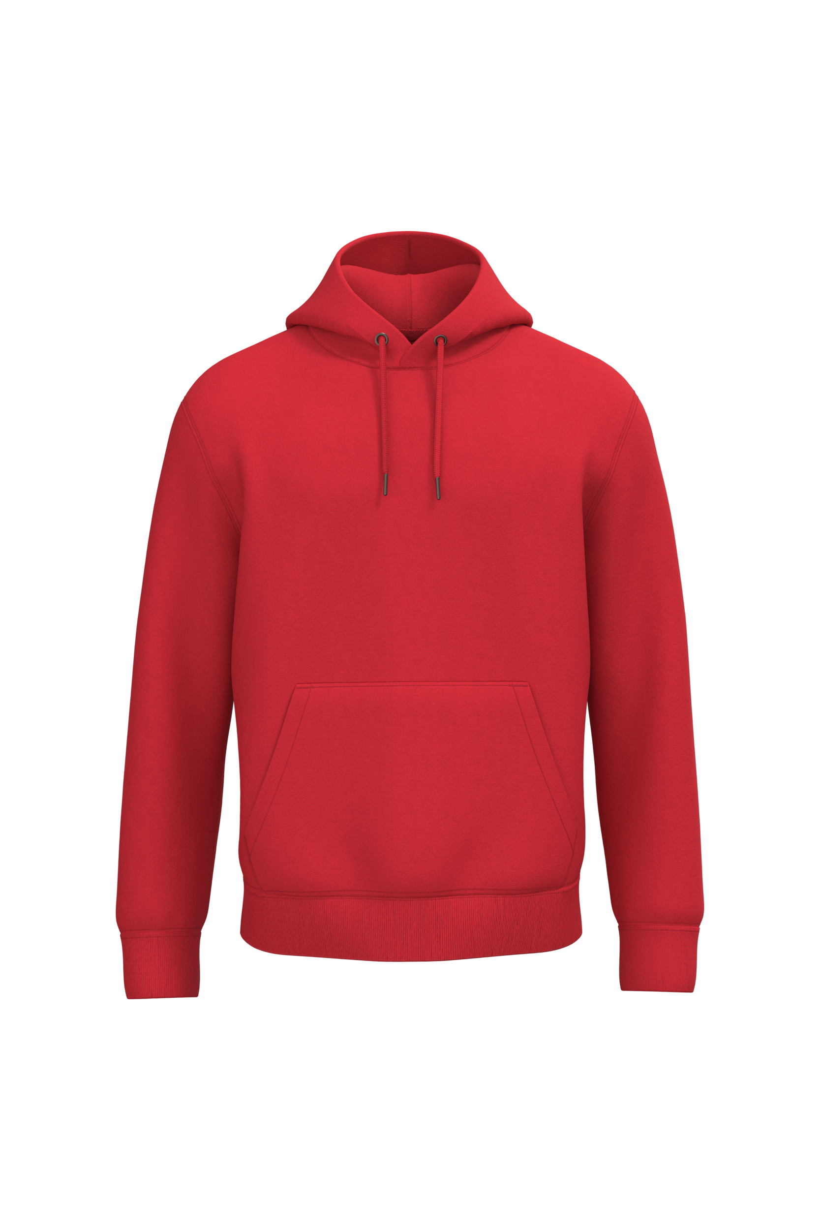 Native Spirit NS401 Bio-Hoodie Poppy Red – Vorderseite