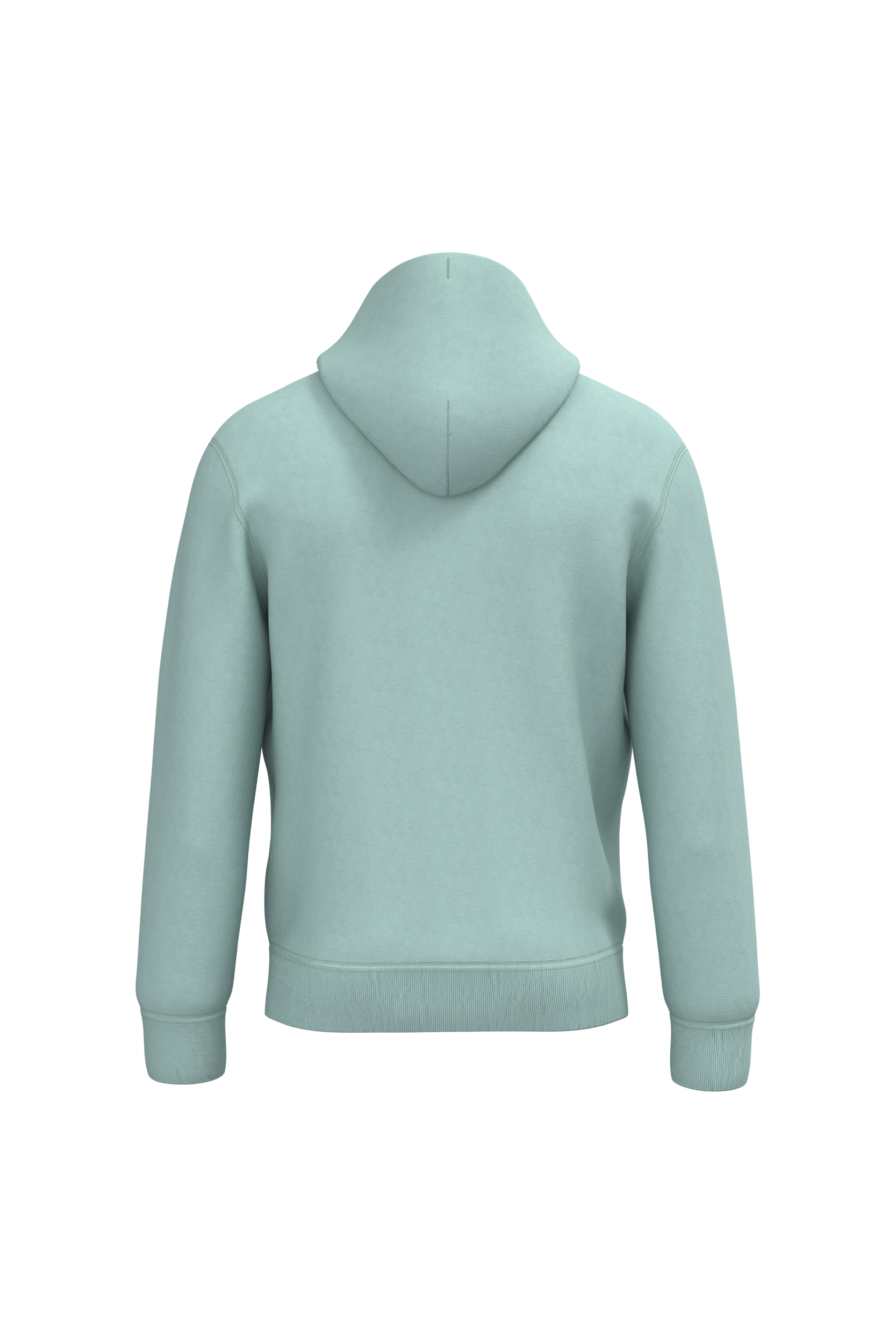 Native Spirit NS401 Bio-Hoodie Jade Green – Rückseite