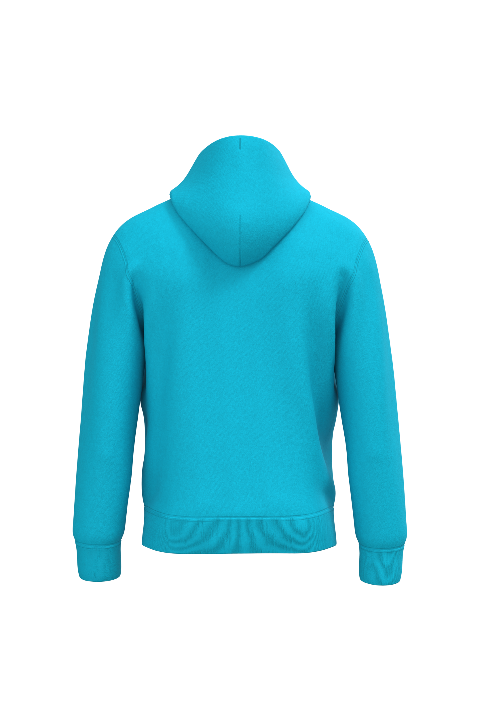 Native Spirit NS401 Bio-Hoodie Light Turquoise – Rückseite