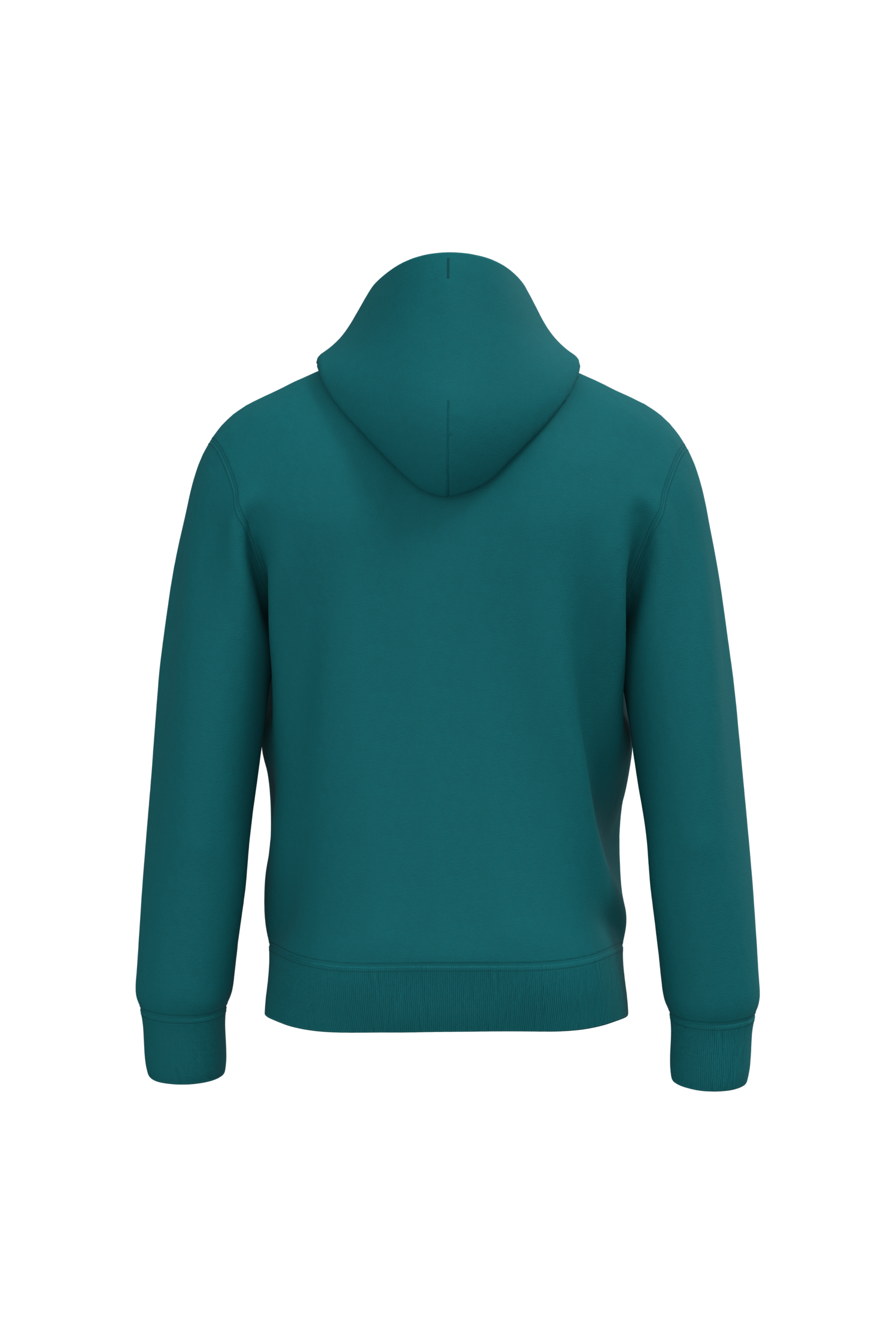 Native Spirit NS401 Bio-Hoodie Peacock Green – Rückseite