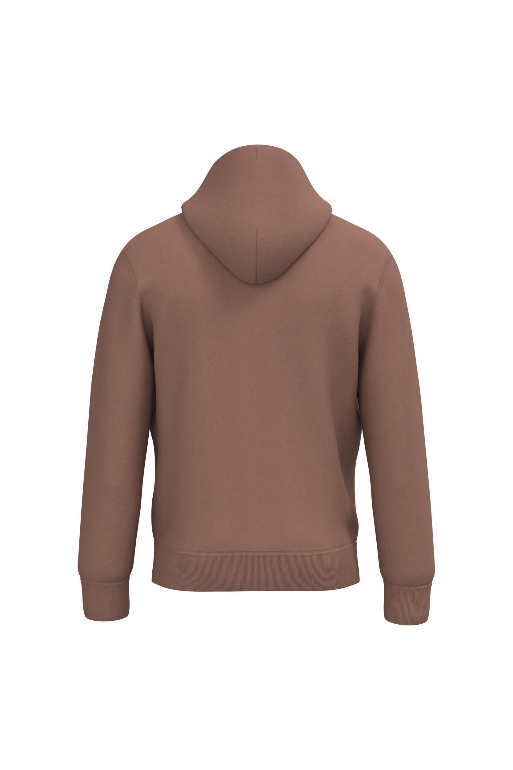 Native Spirit NS401 Bio-Hoodie Sienna – Rückseite