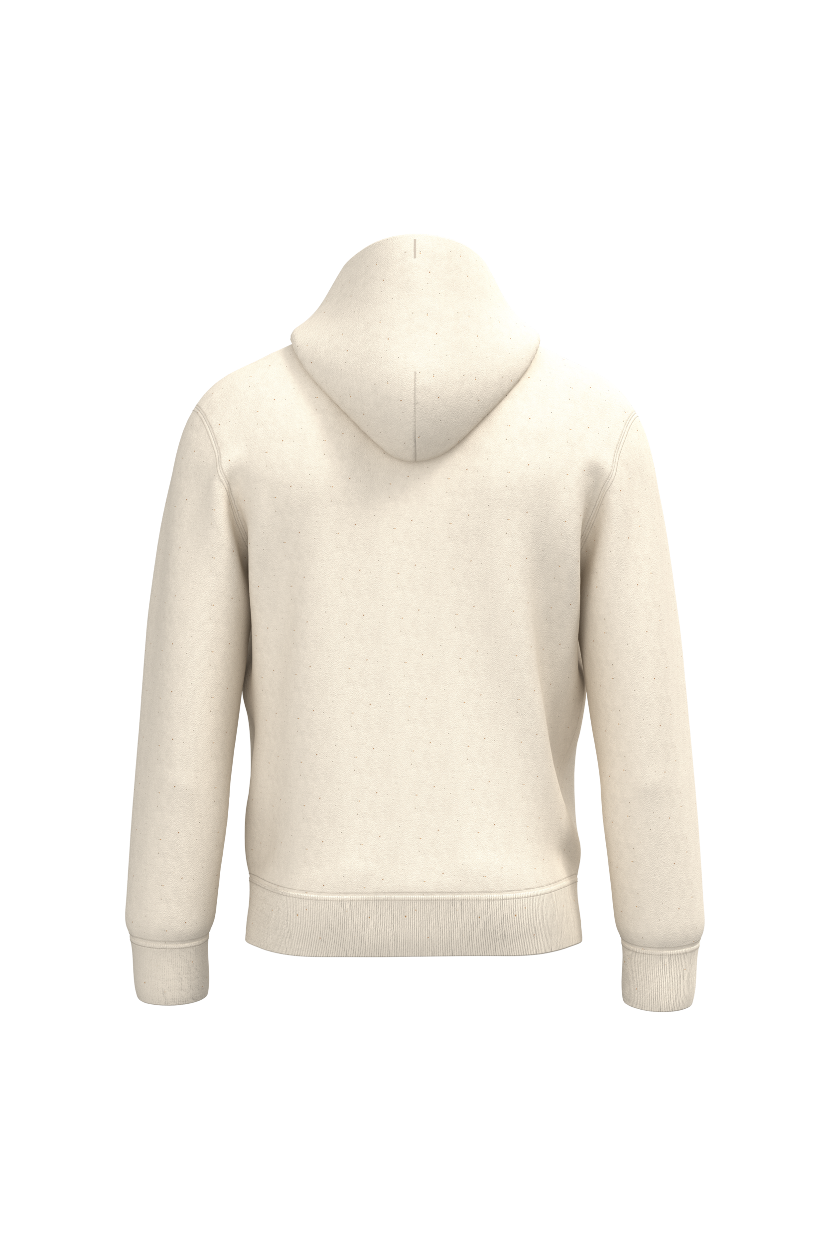 Native Spirit NS401 Bio-Hoodie Raw Natural – Rückseite