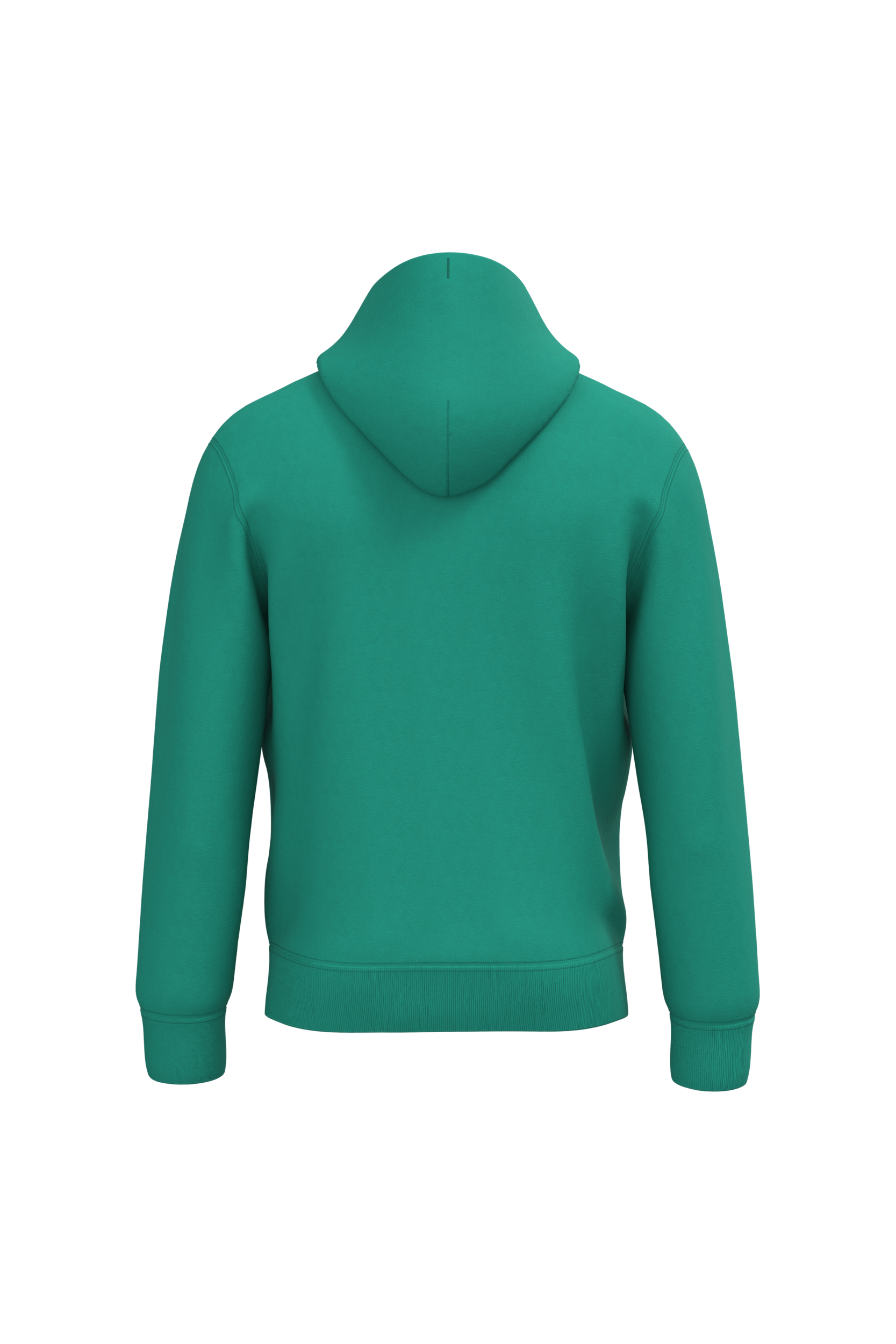 Native Spirit NS401 Bio-Hoodie Gemstone Green – Rückseite