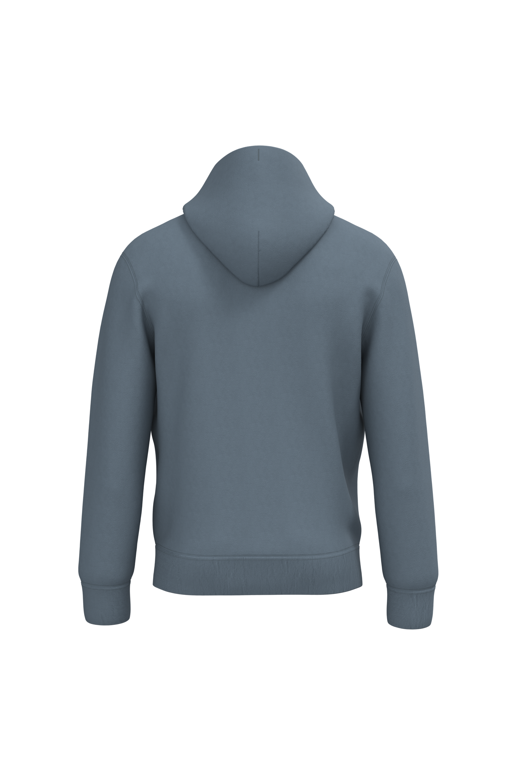 Native Spirit NS401 Bio-Hoodie Mineral Grey – Rückseite