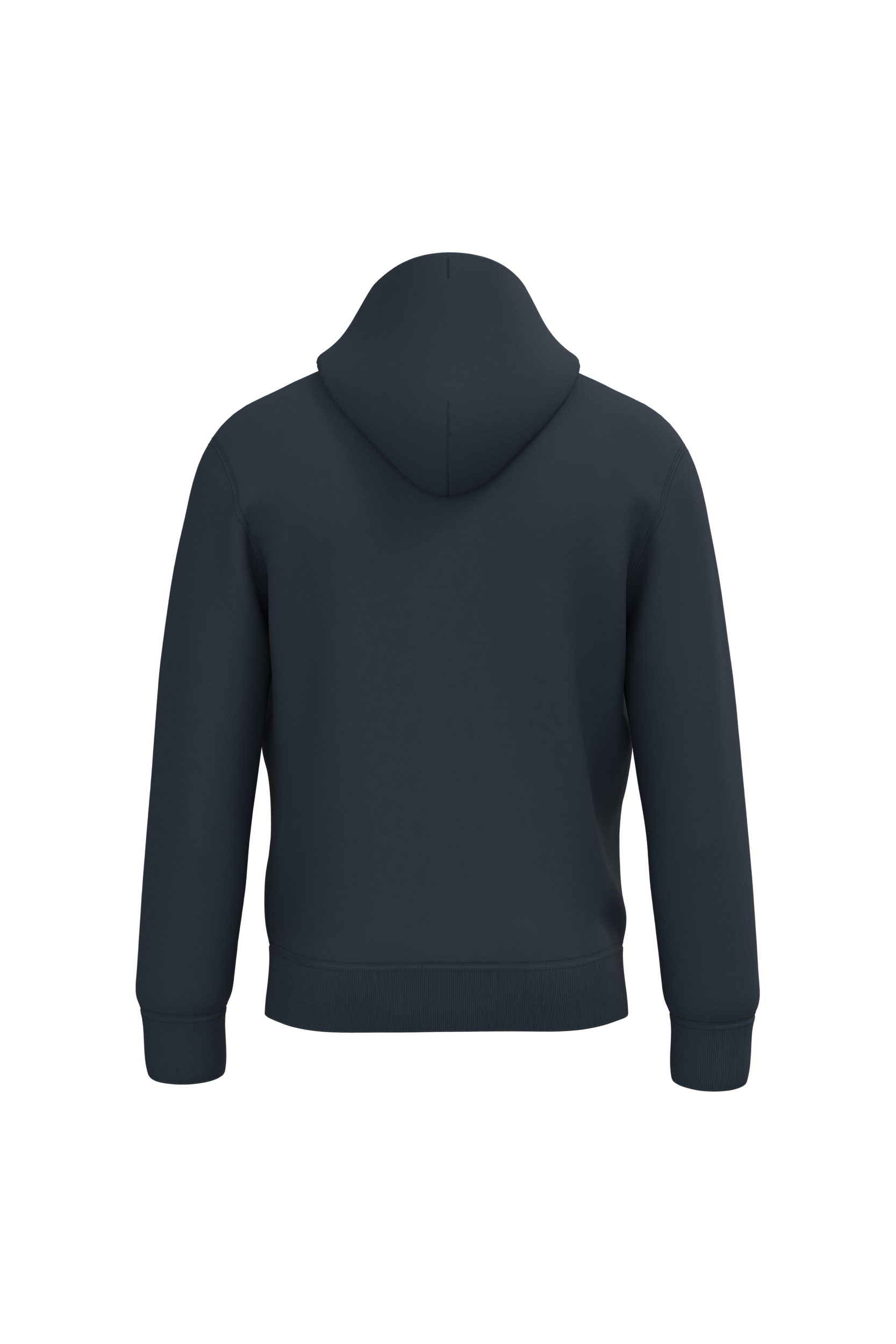 Native Spirit NS401 Bio-Hoodie Navy Blue – Rückseite