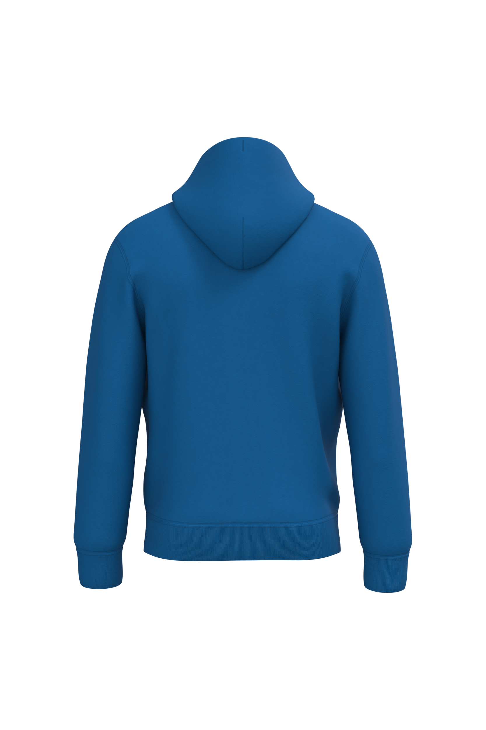 Native Spirit NS401 Bio-Hoodie Sea Blue – Rückseite