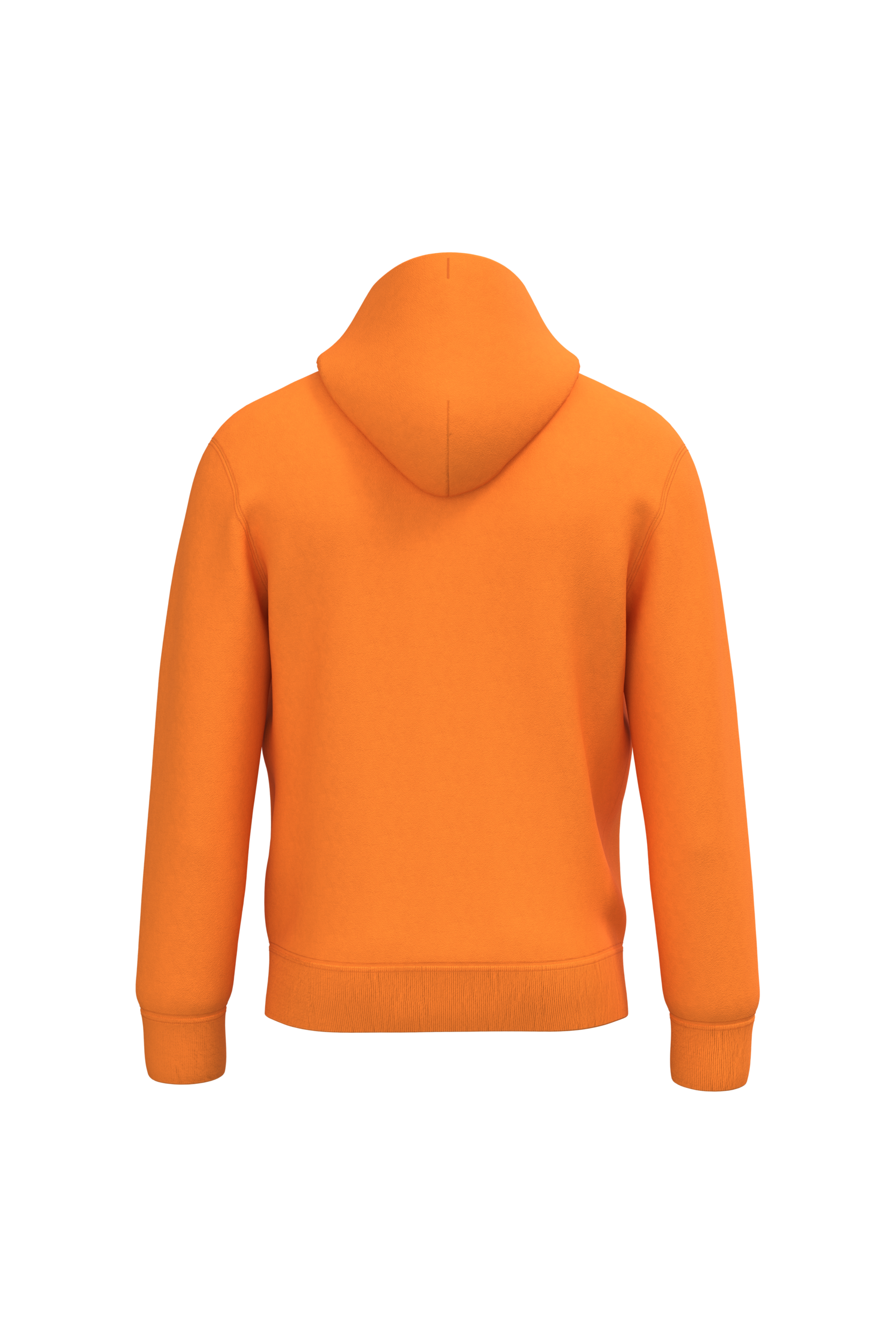 Native Spirit NS401 Bio-Hoodie Tangerine – Rückseite