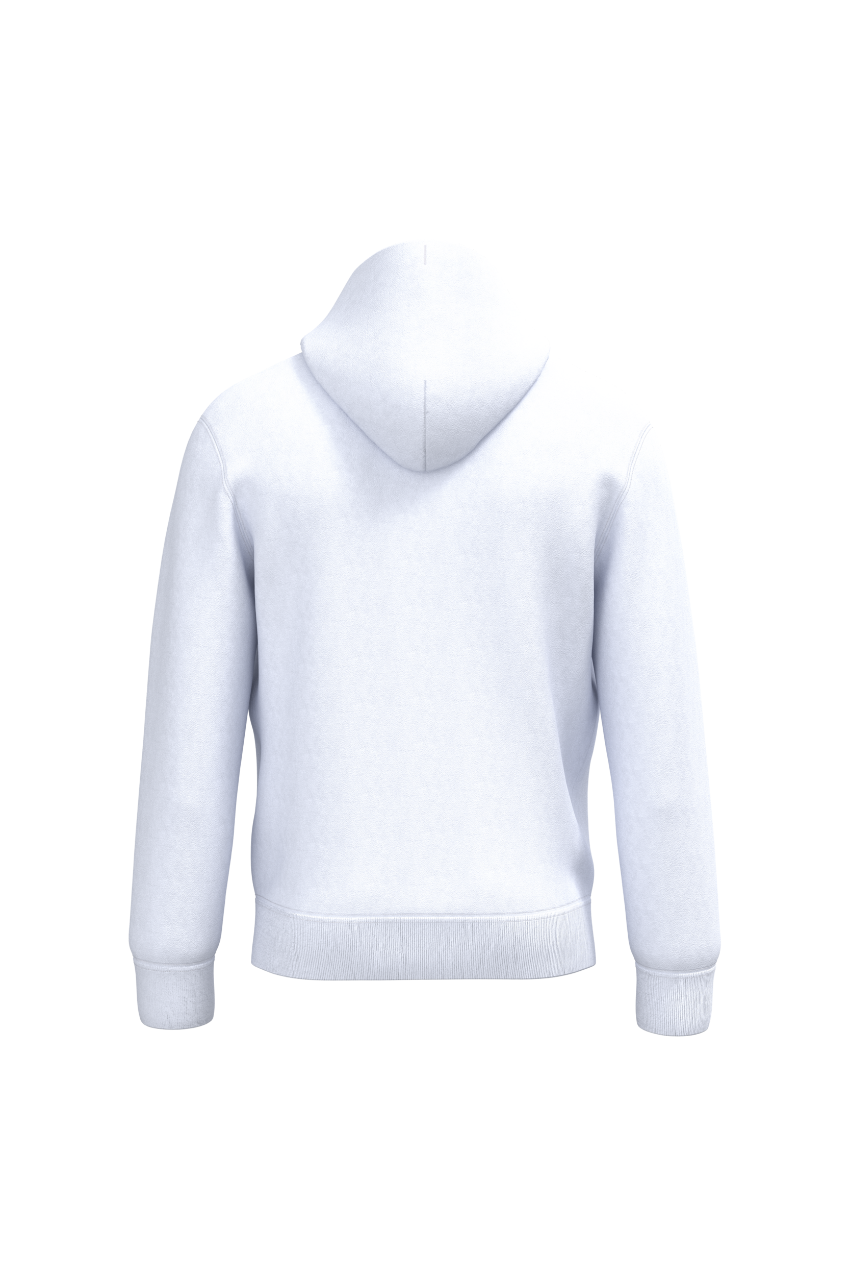 Native Spirit NS401 Bio-Hoodie White – Rückseite