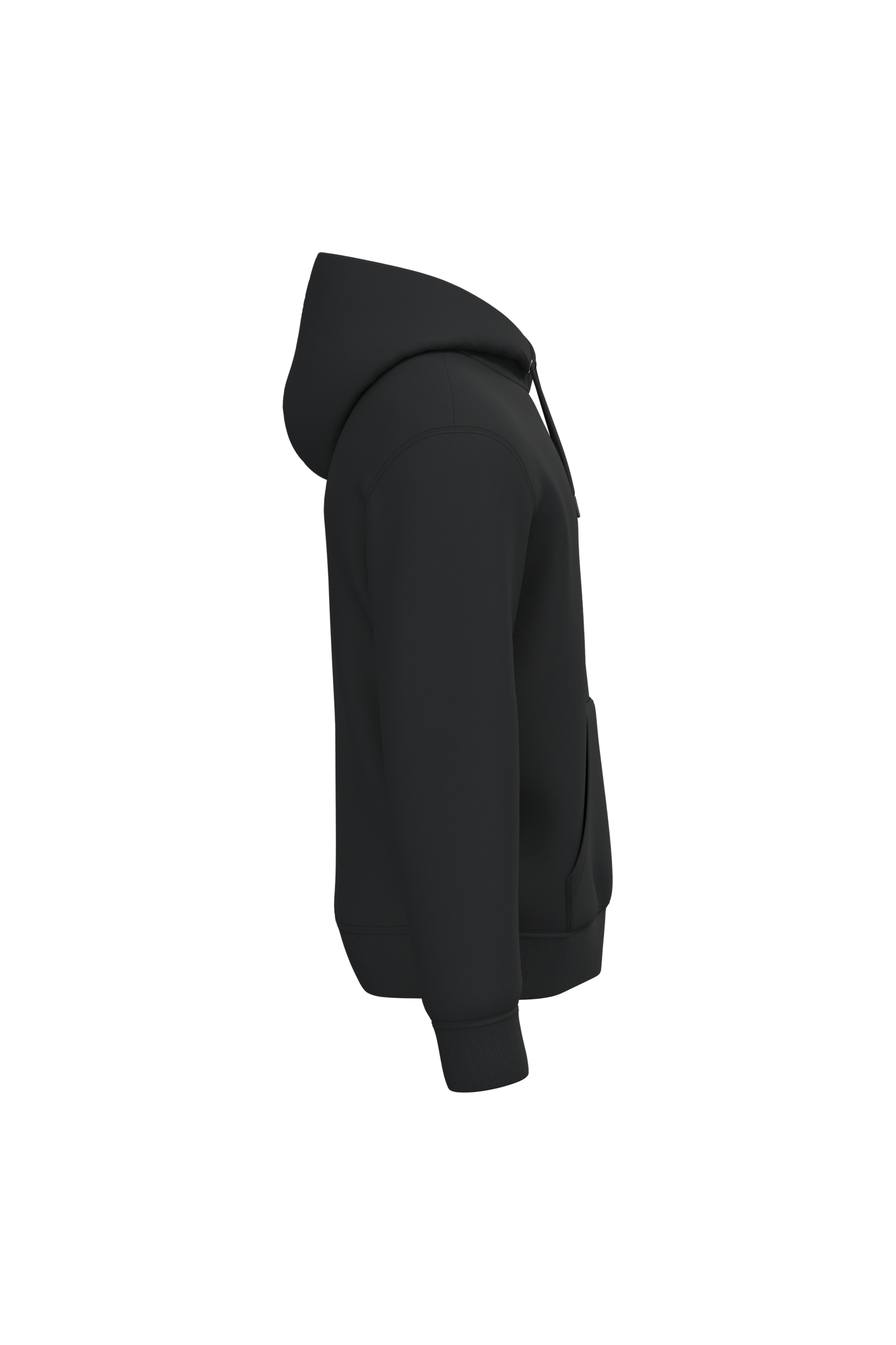 PS_NS401-S_BLACK.png Native Spirit NS401 Bio-Hoodie Black – Seitenansicht