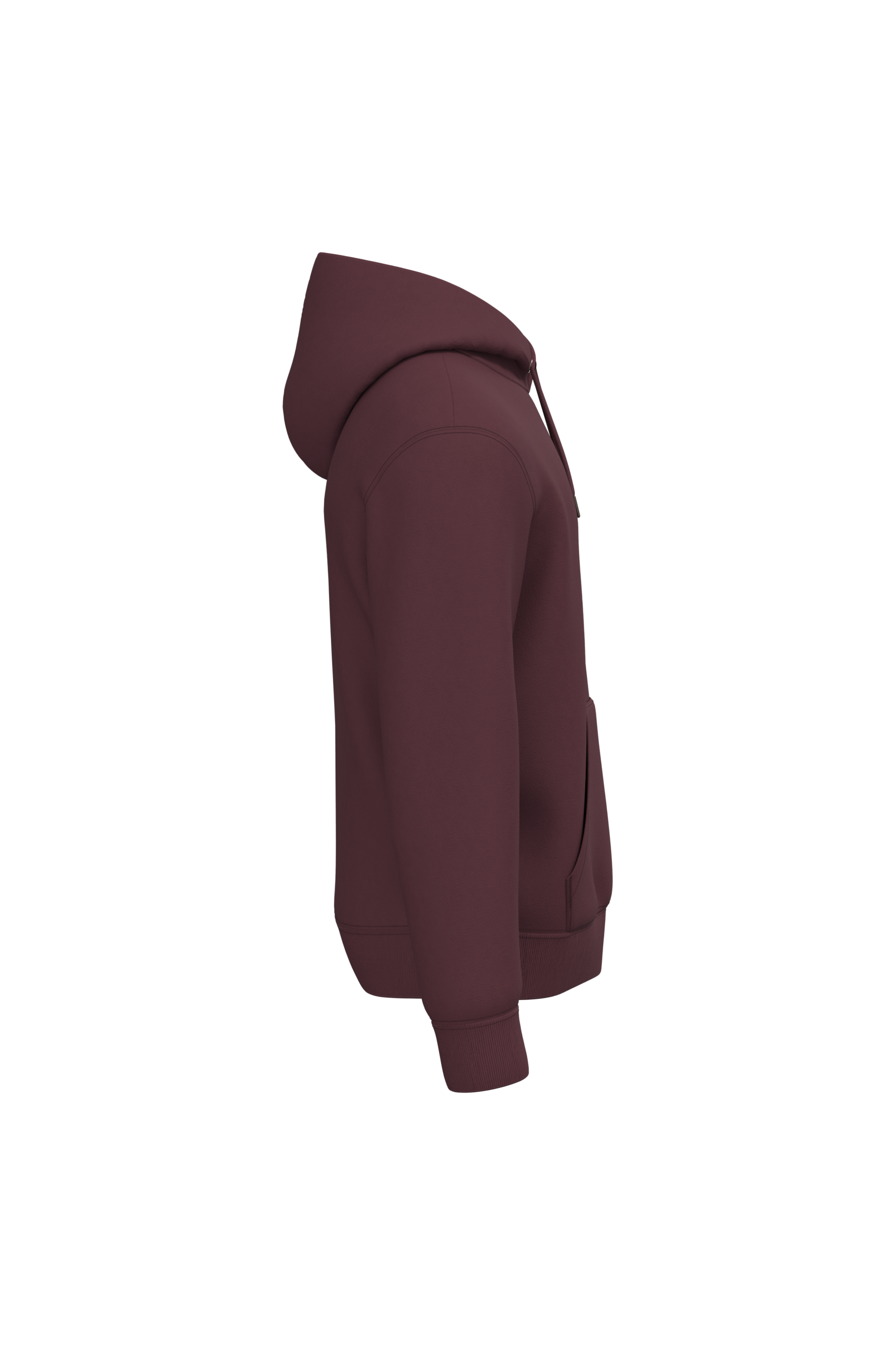 PS_NS401-S_DARKCHERRY.png Native Spirit NS401 Bio-Hoodie Dark Cherry – Seitenansicht