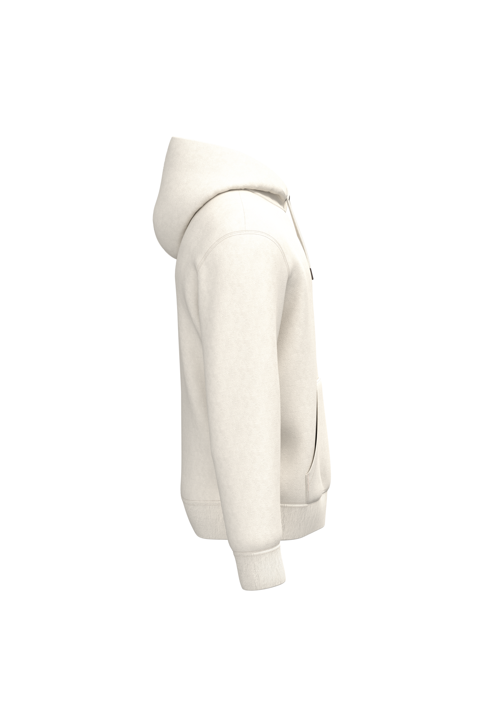 PS_NS401-S_IVORY.png Native Spirit NS401 Bio-Hoodie Ivory – Seitenansicht