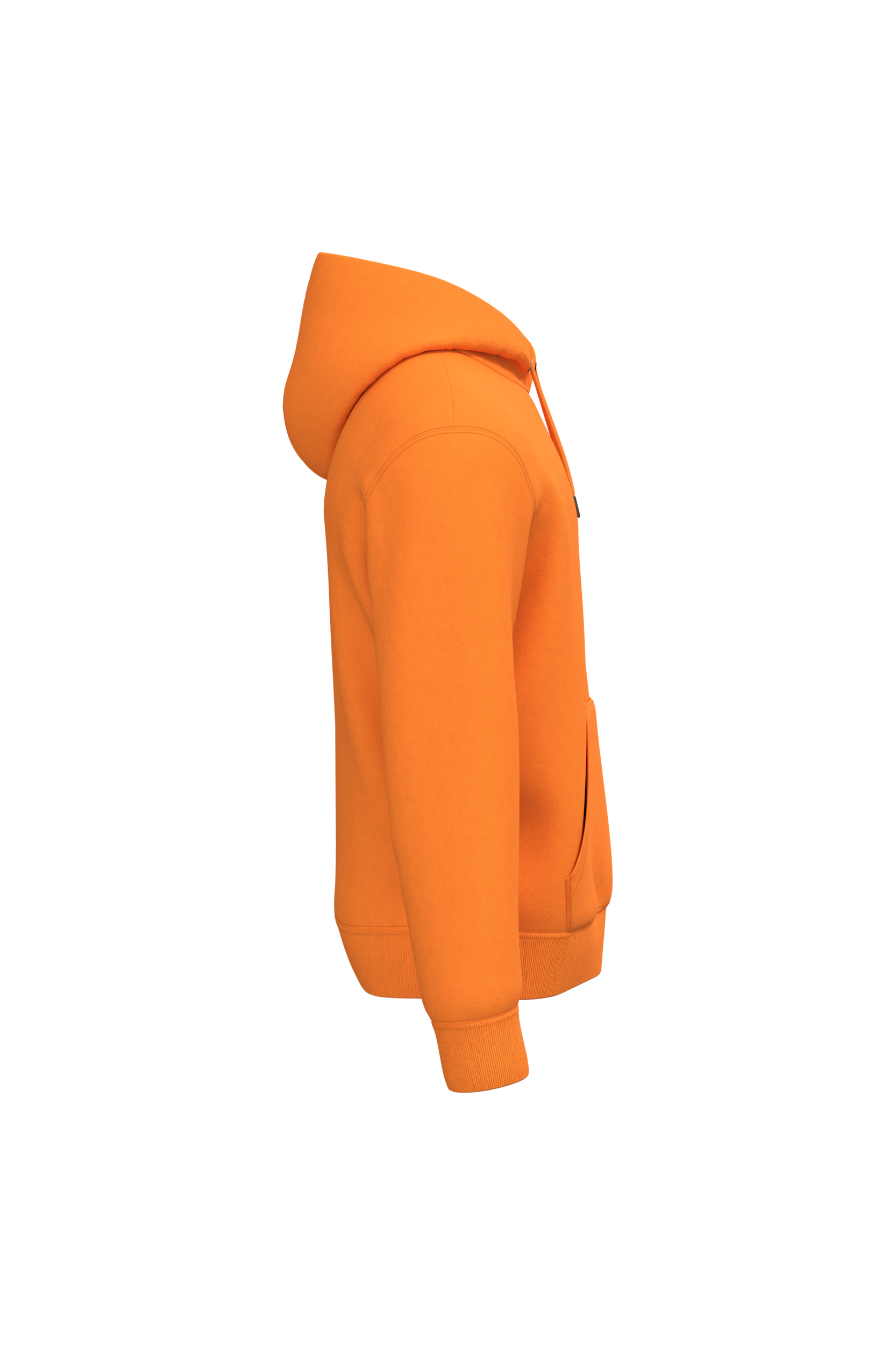 Native Spirit NS401 Bio-Hoodie Tangerine – Seitenansicht