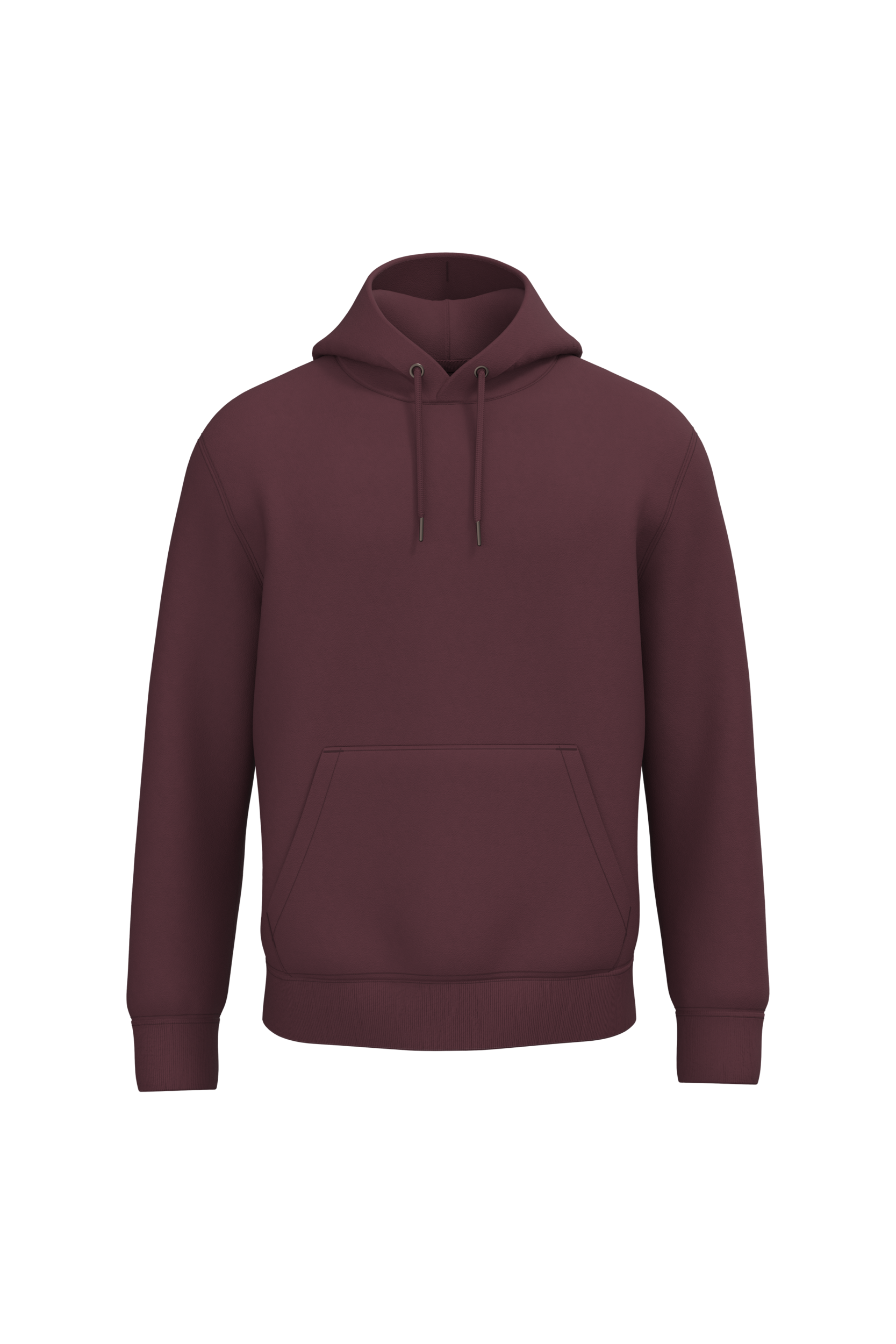 PS_NS401_DARKCHERRY.png Native Spirit NS401 Bio-Hoodie Dark Cherry – Vorderseite
