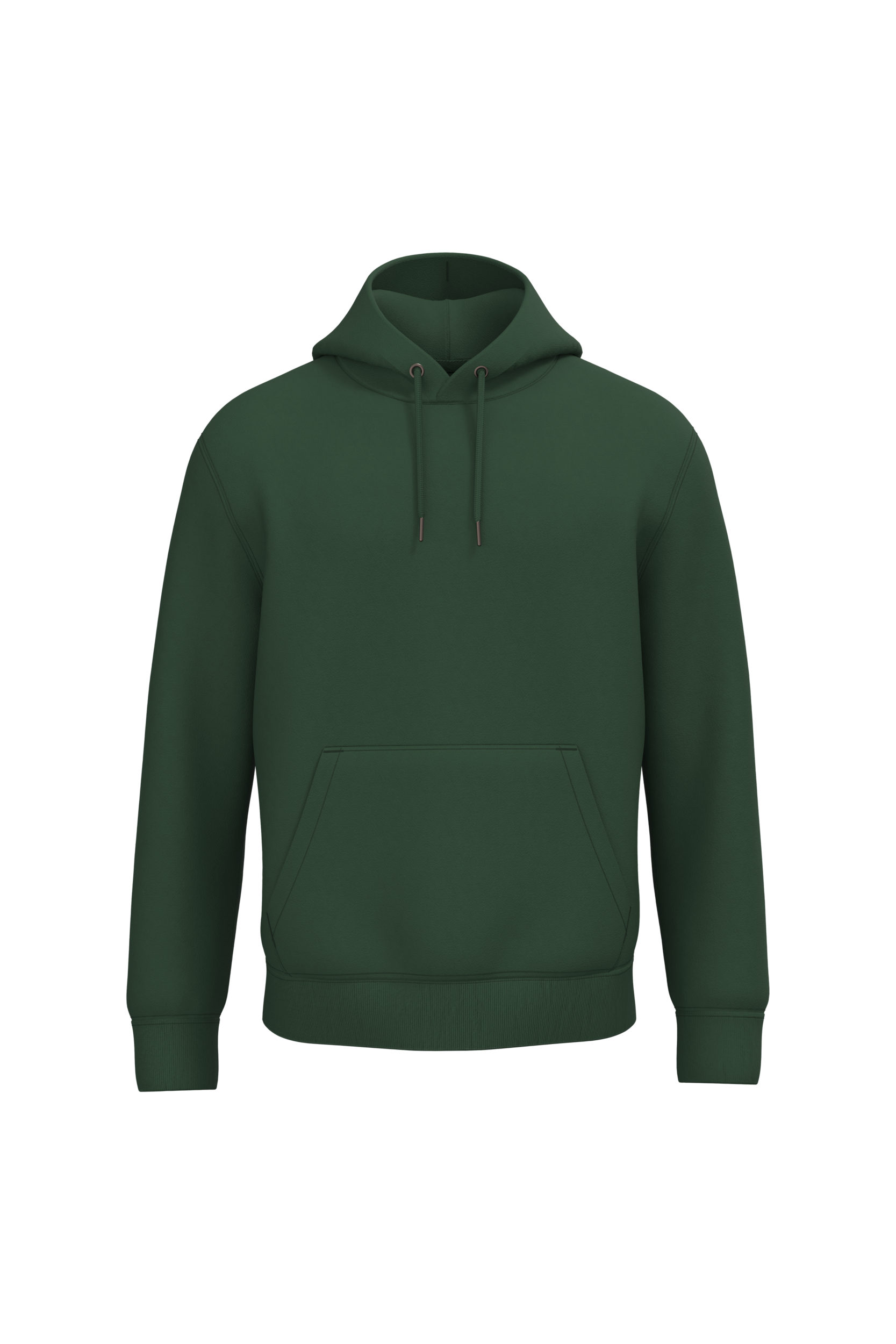 Native Spirit NS401 Bio-Hoodie Forest Green – Vorderseite