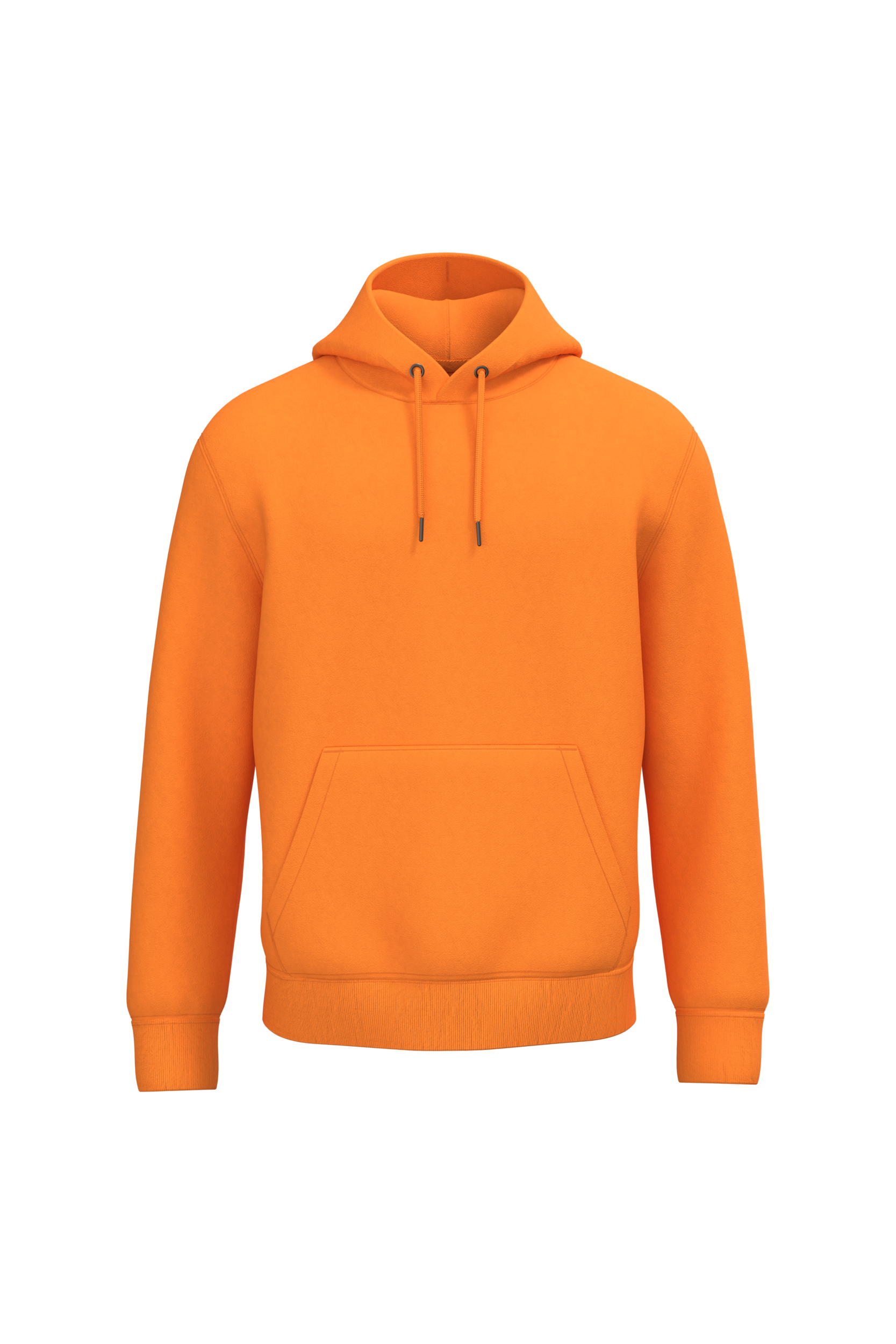 Native Spirit NS401 Bio-Hoodie Tangerine – Vorderseite