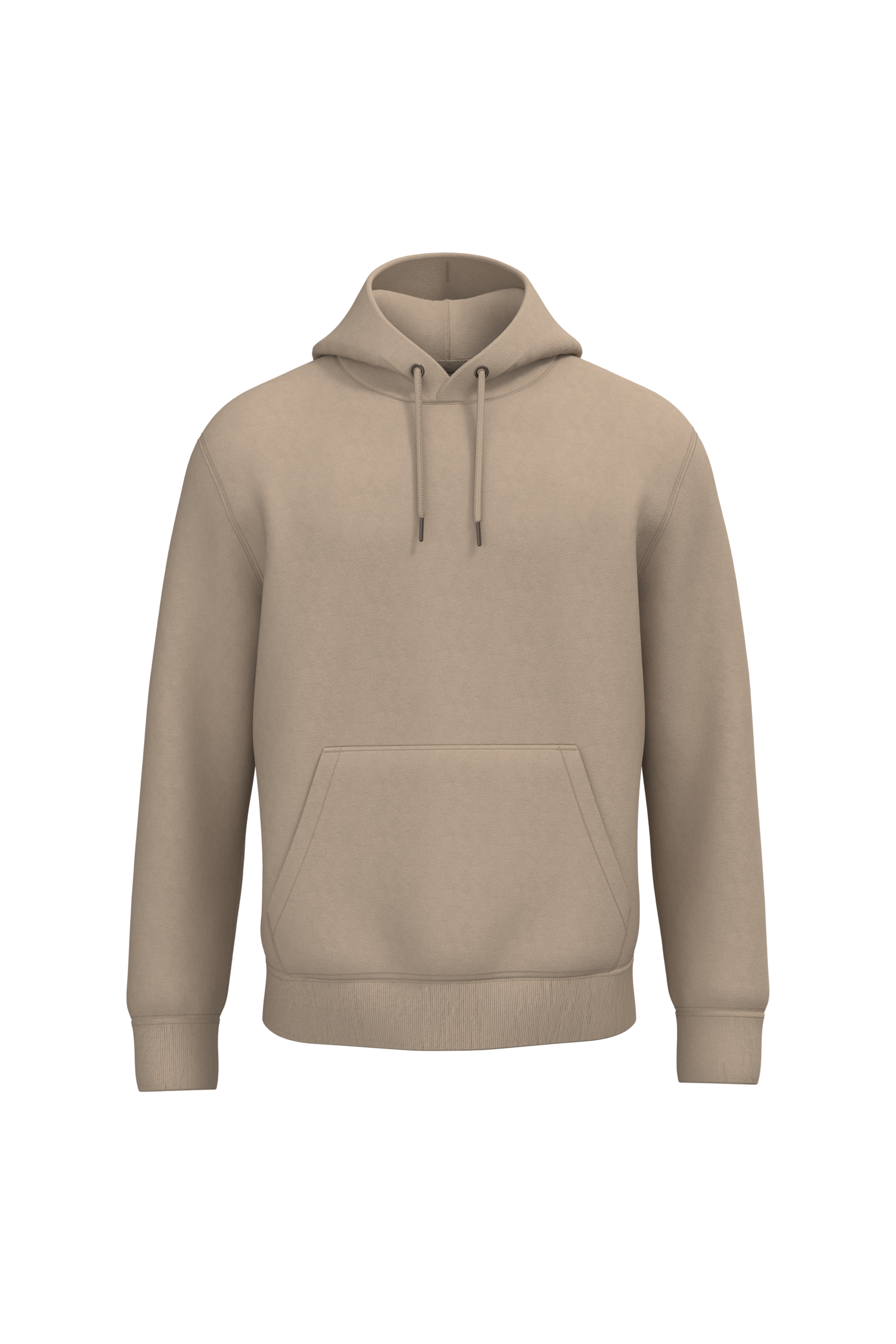 Native Spirit NS401 Bio-Hoodie Wet Sand – Vorderseite