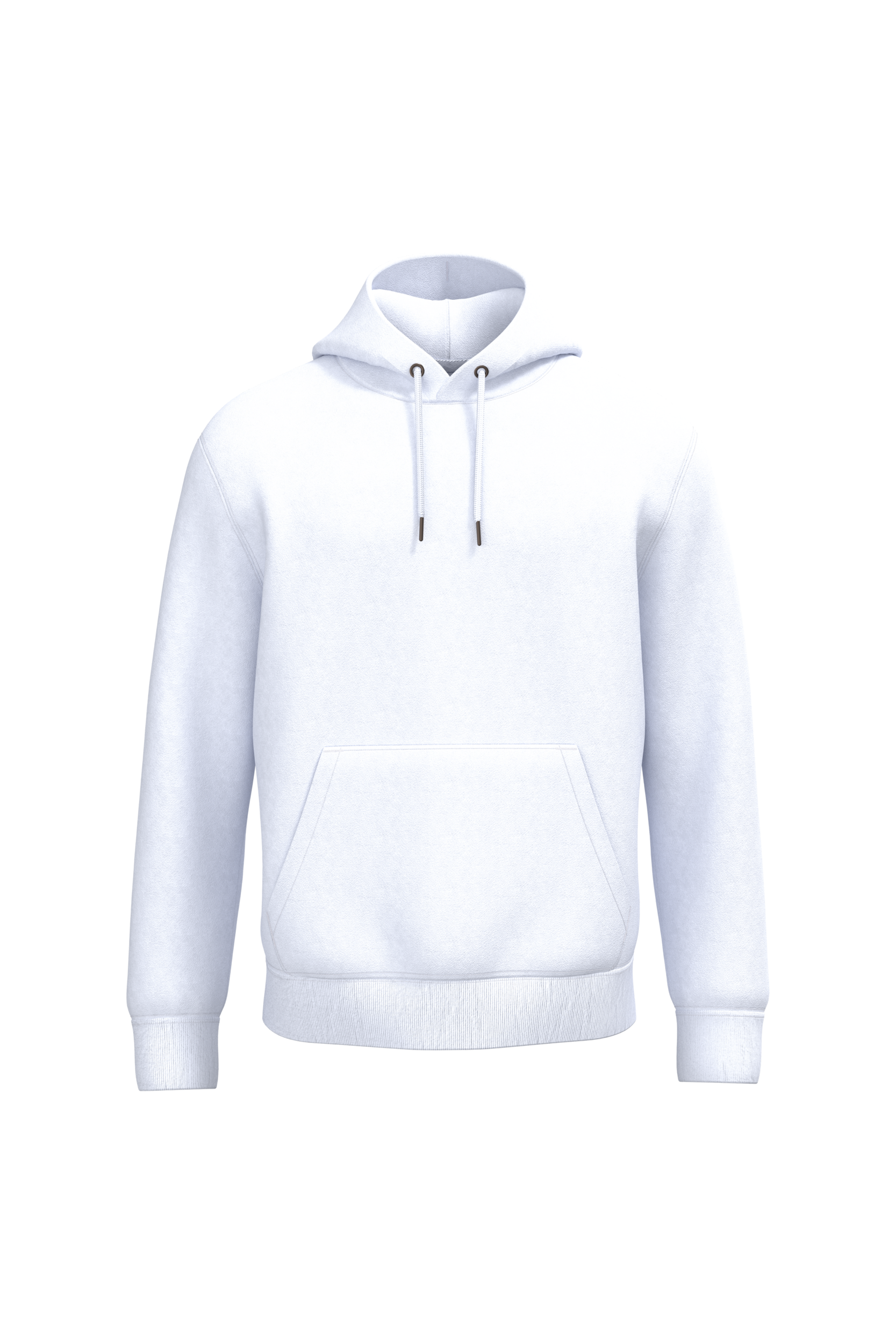 Native Spirit NS401 Bio-Hoodie White – Vorderseite