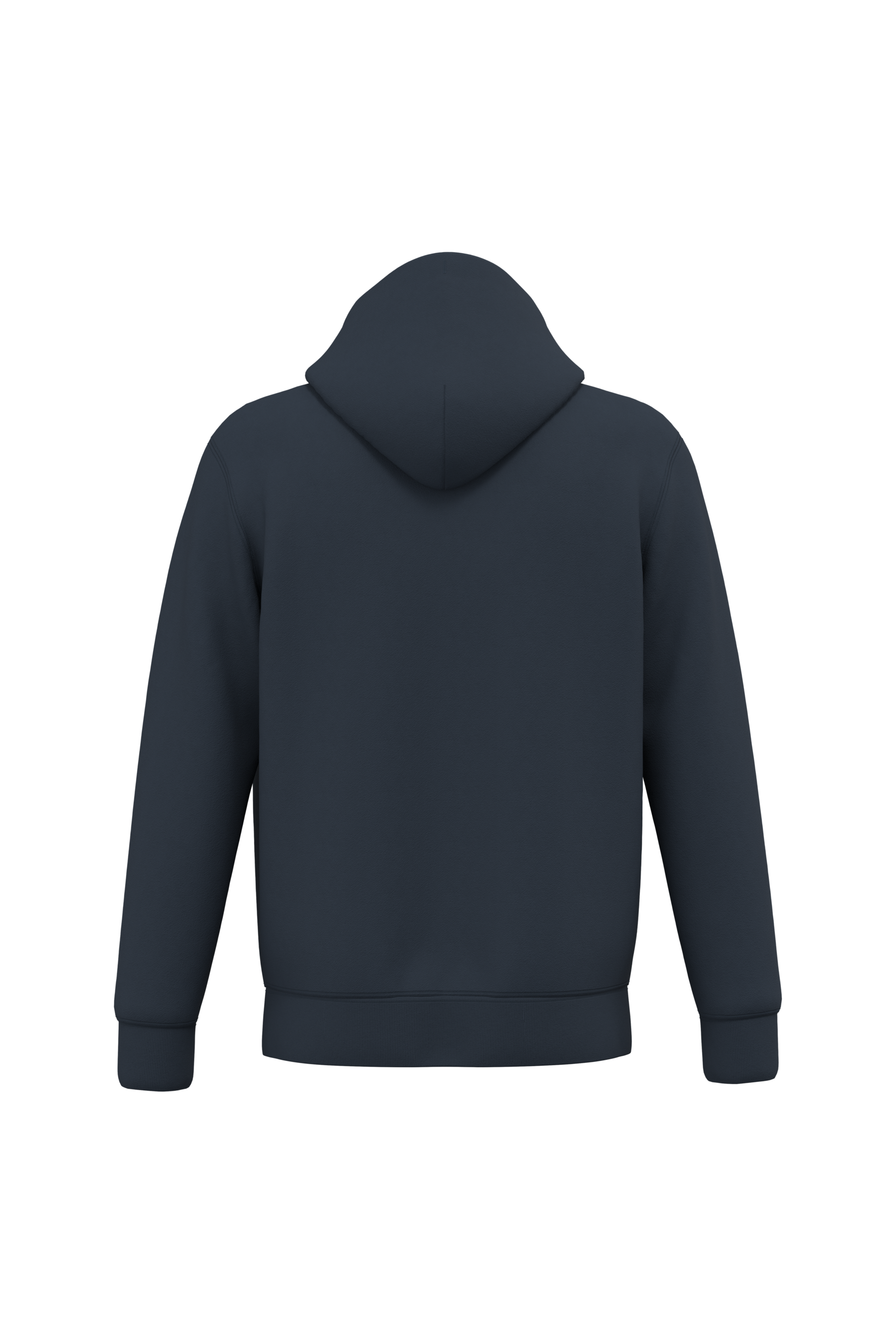 Native Spirit NS402 Bio-Zip-Hoodie Navy Blue – Rückseite