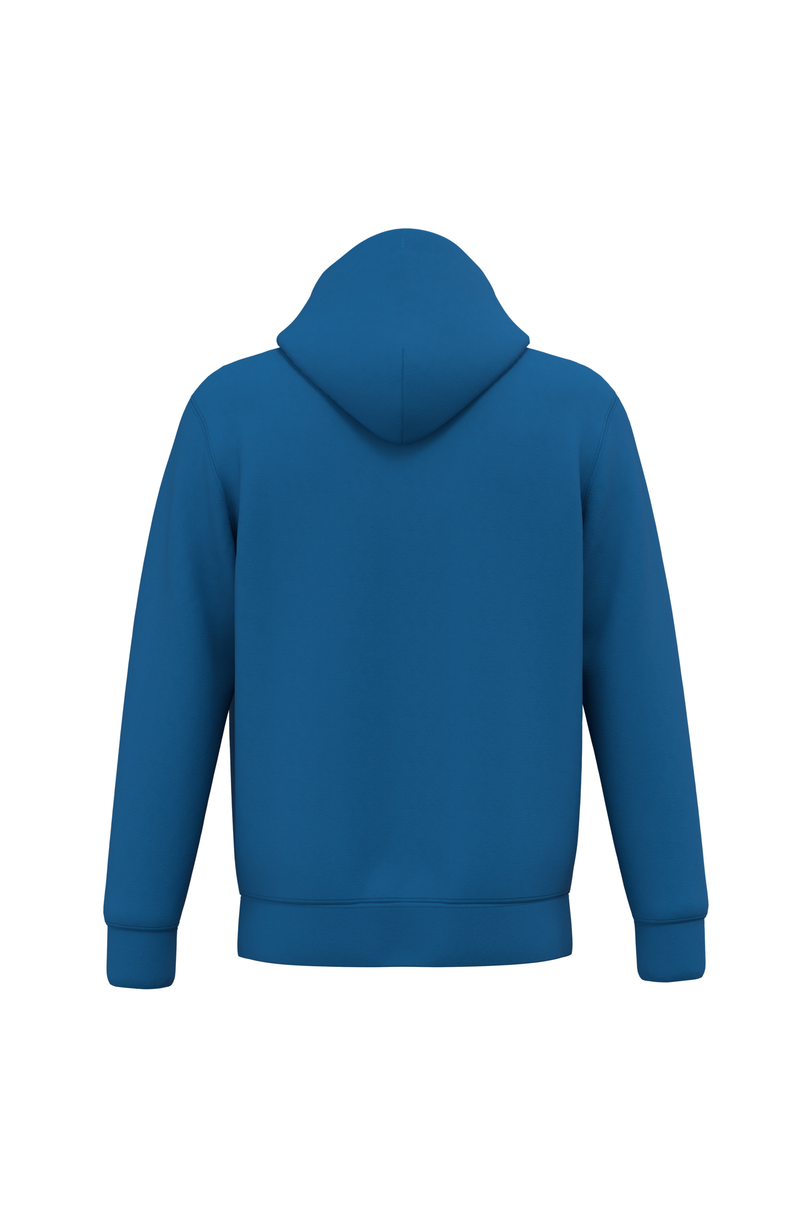 Native Spirit NS402 Bio-Zip-Hoodie Sea Blue – Rückseite