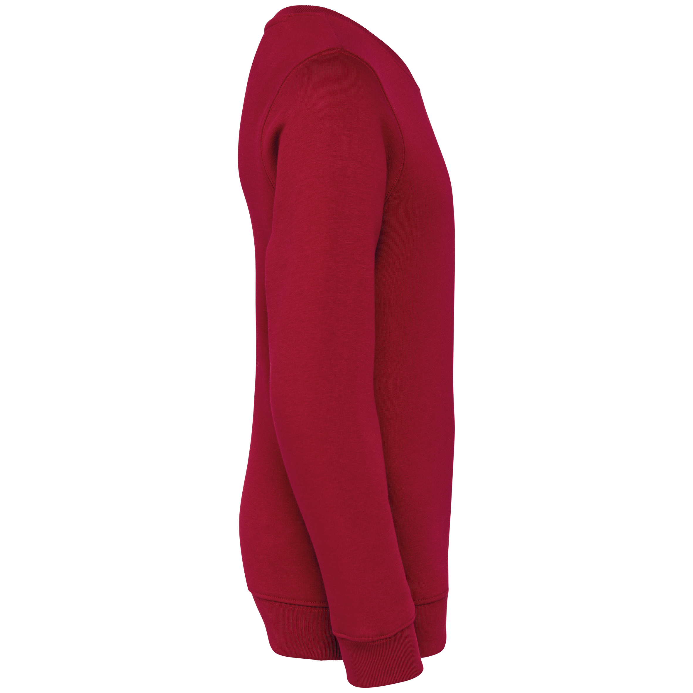Native Spirit NS403 Bio-Sweatshirt Hibiscus Red – Seitenansicht
