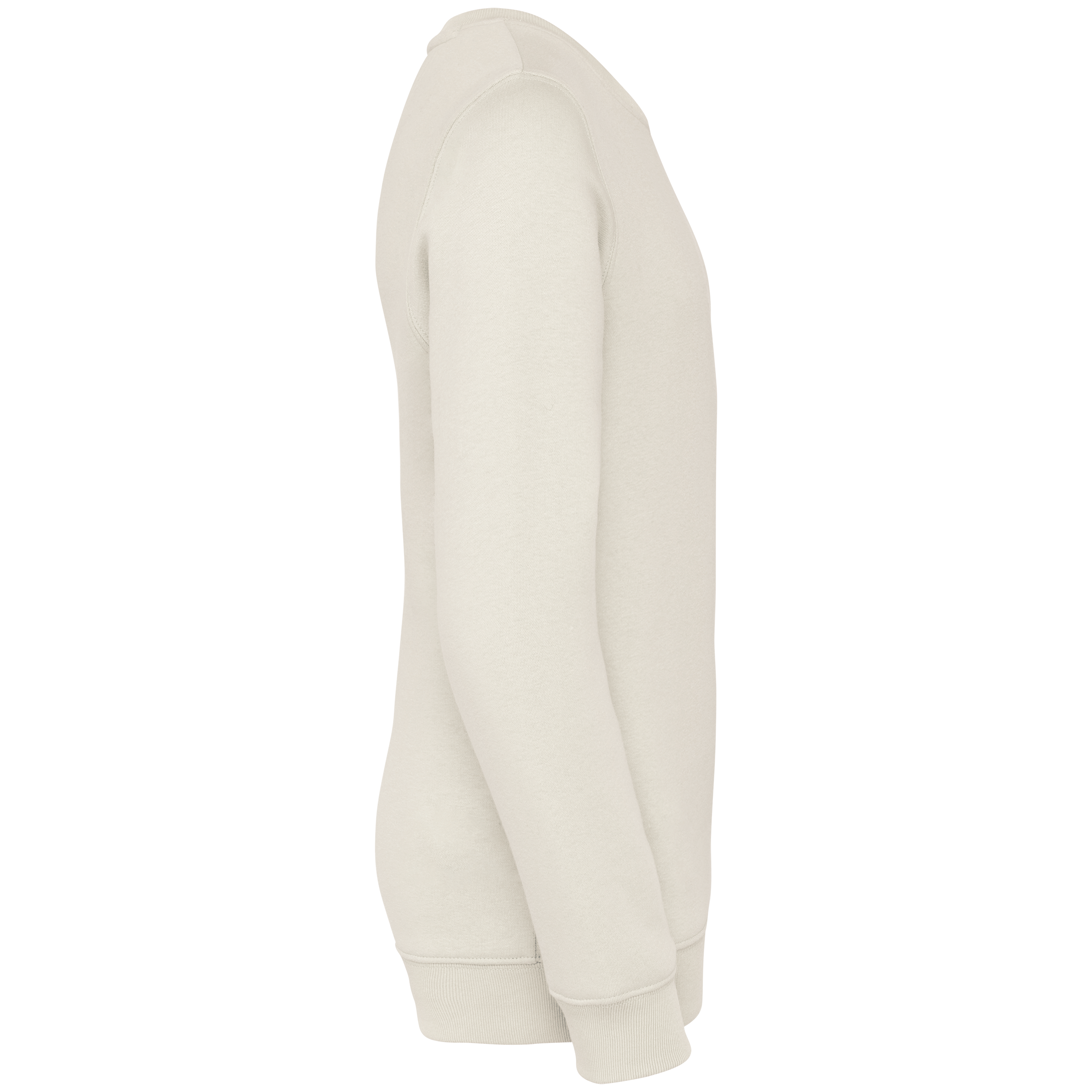 PS_NS403-S_IVORY.png Native Spirit NS403 Bio-Sweatshirt Ivory – Seitenansicht
