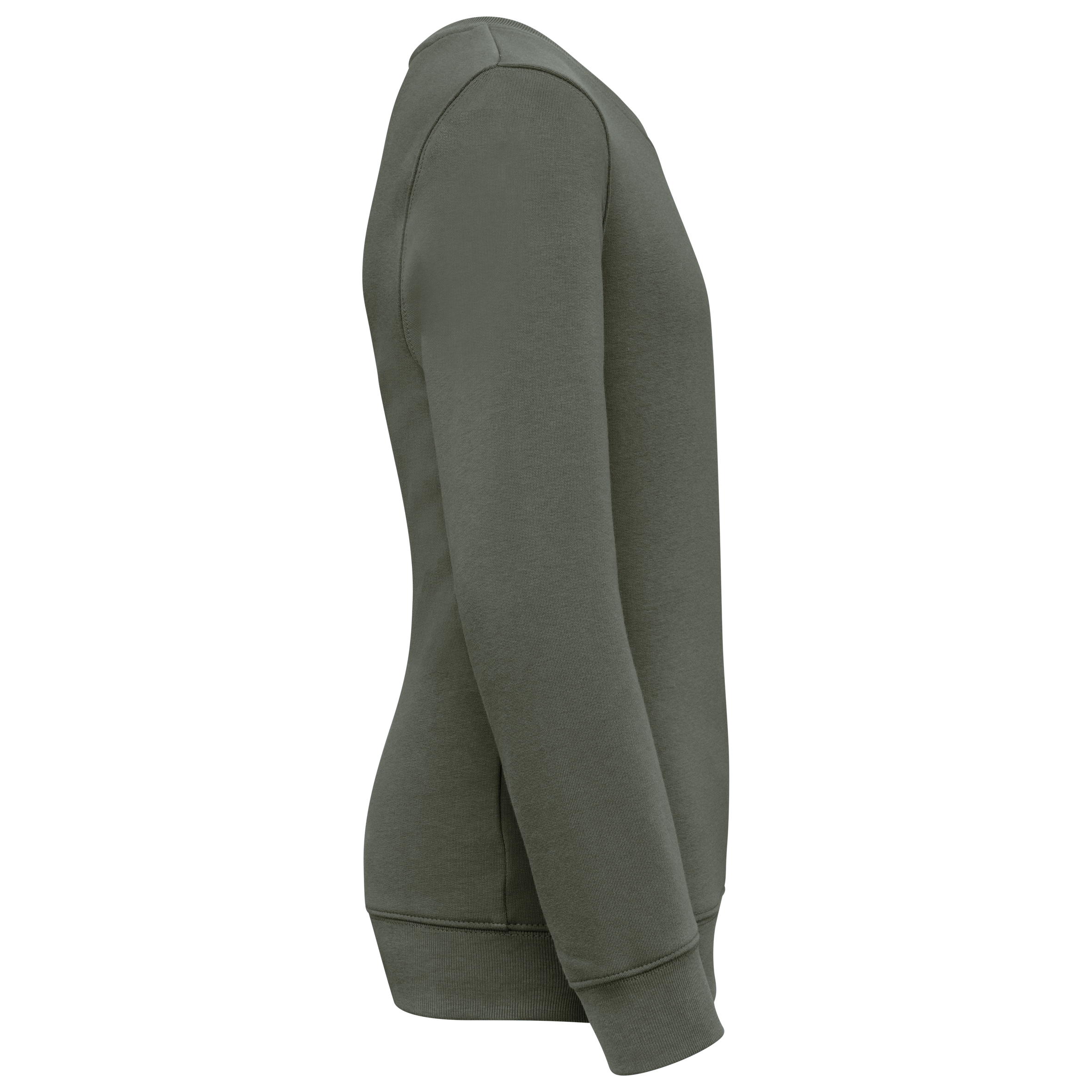 Native Spirit NS403 Bio-Sweatshirt Organic Khaki – Seitenansicht