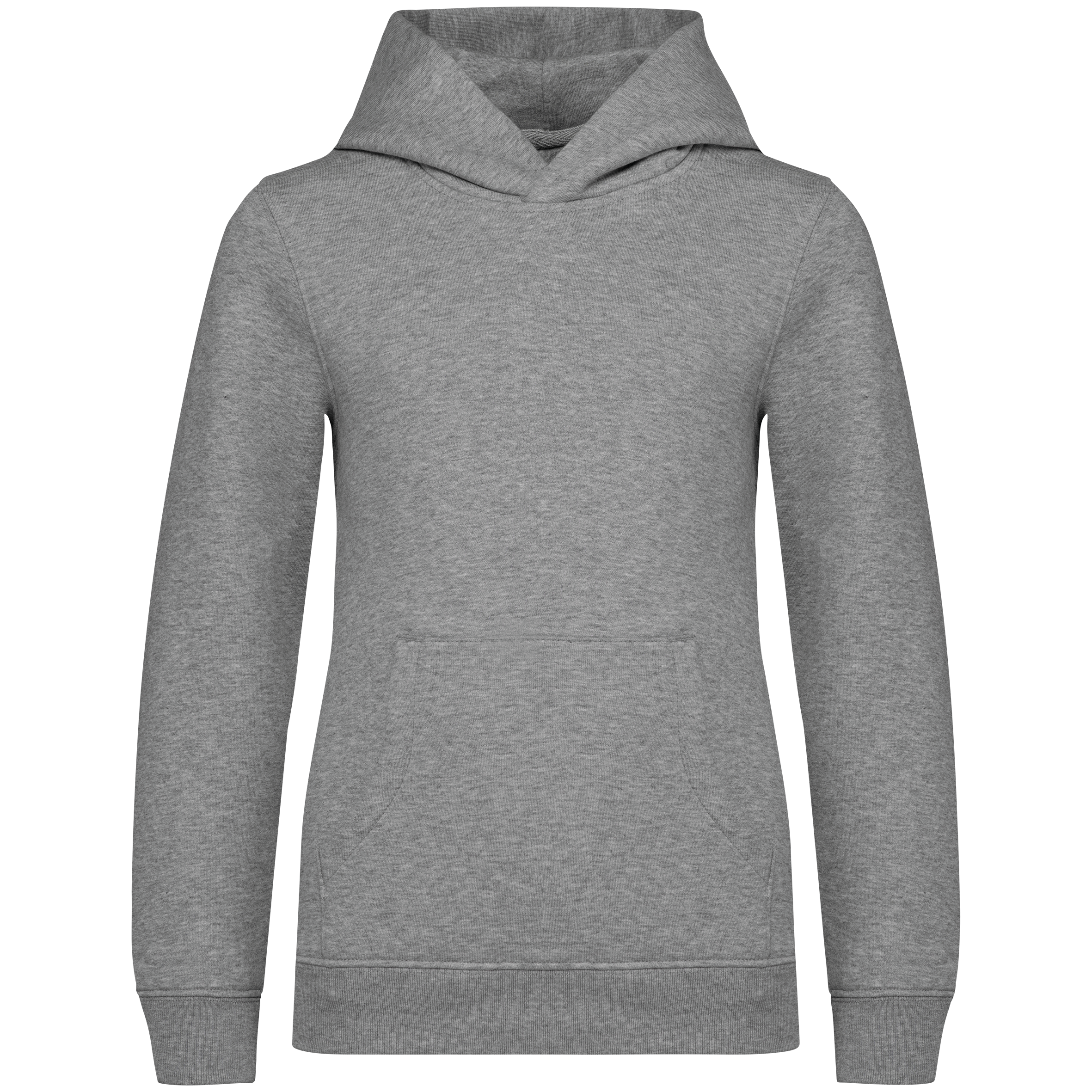 Native Spirit NS404 Bio-Hoodie Moon Grey Heather – Vorderseite