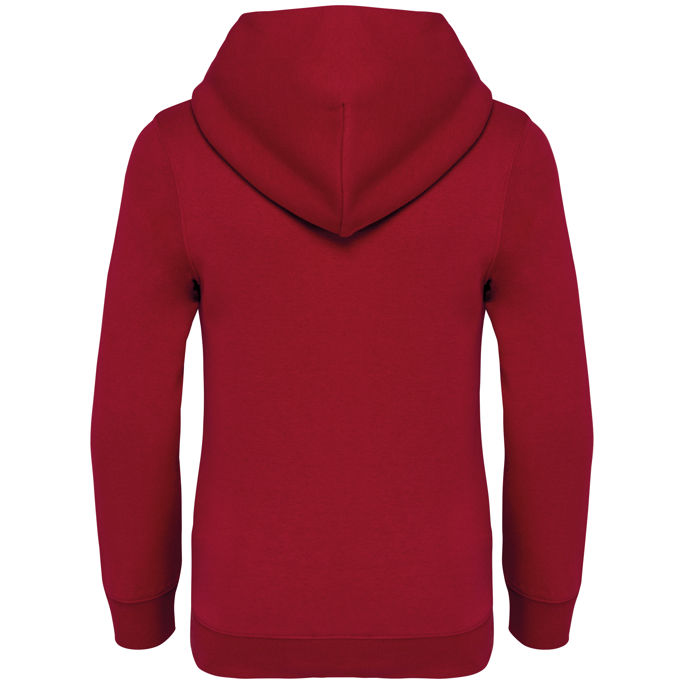 Native Spirit NS404 Bio-Hoodie Hibiscus Red – Rückseite