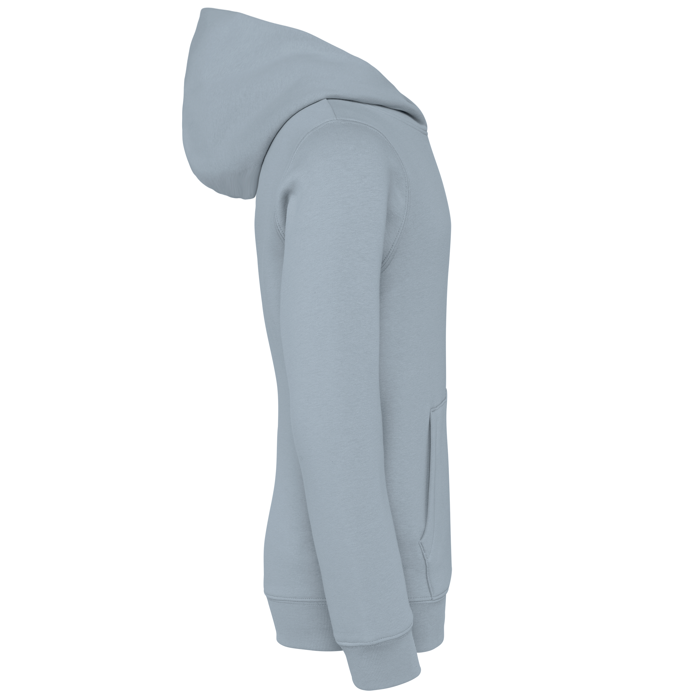 Native Spirit NS404 Bio-Hoodie Aquamarine – Seitenansicht