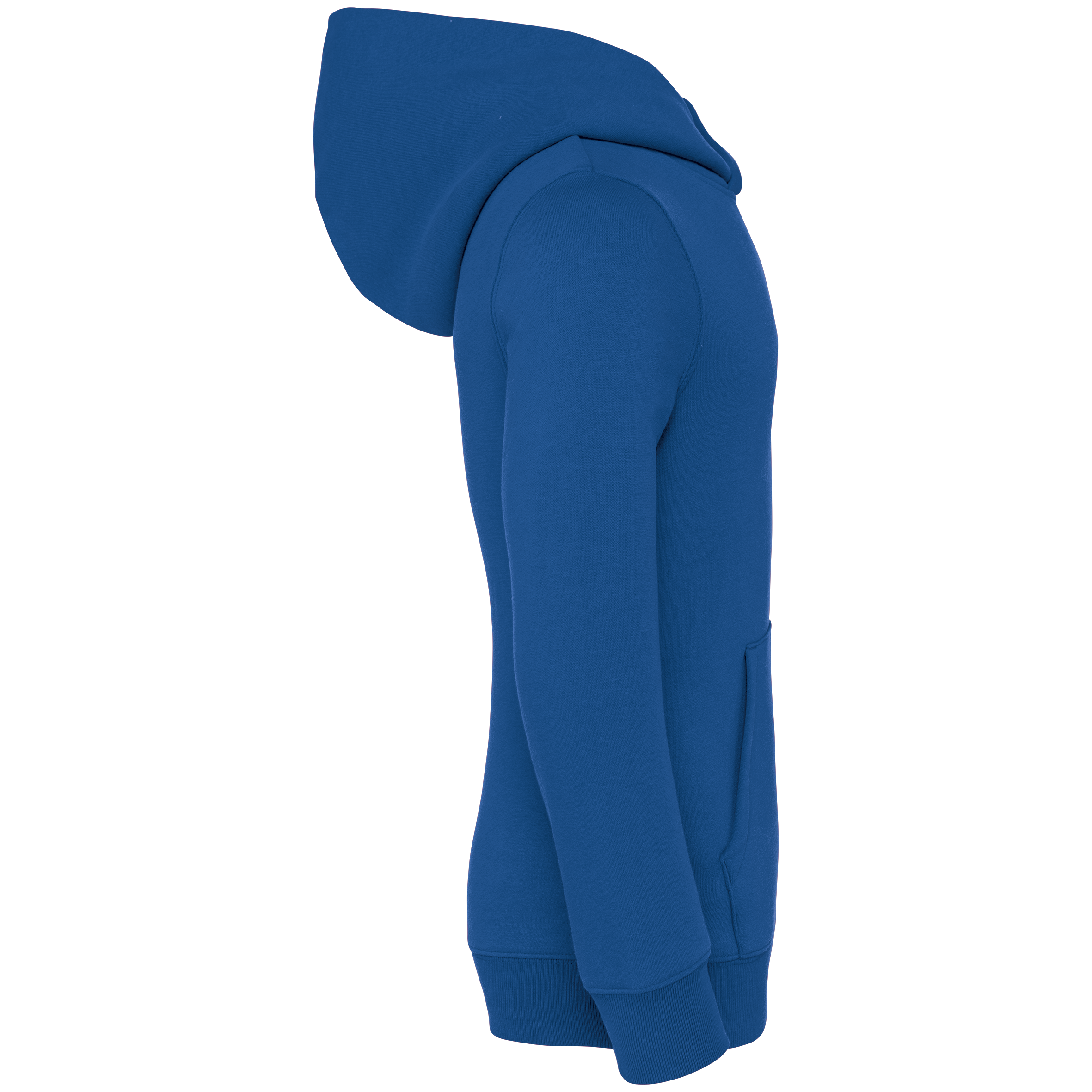 Native Spirit NS404 Bio-Hoodie Sea Blue – Seitenansicht
