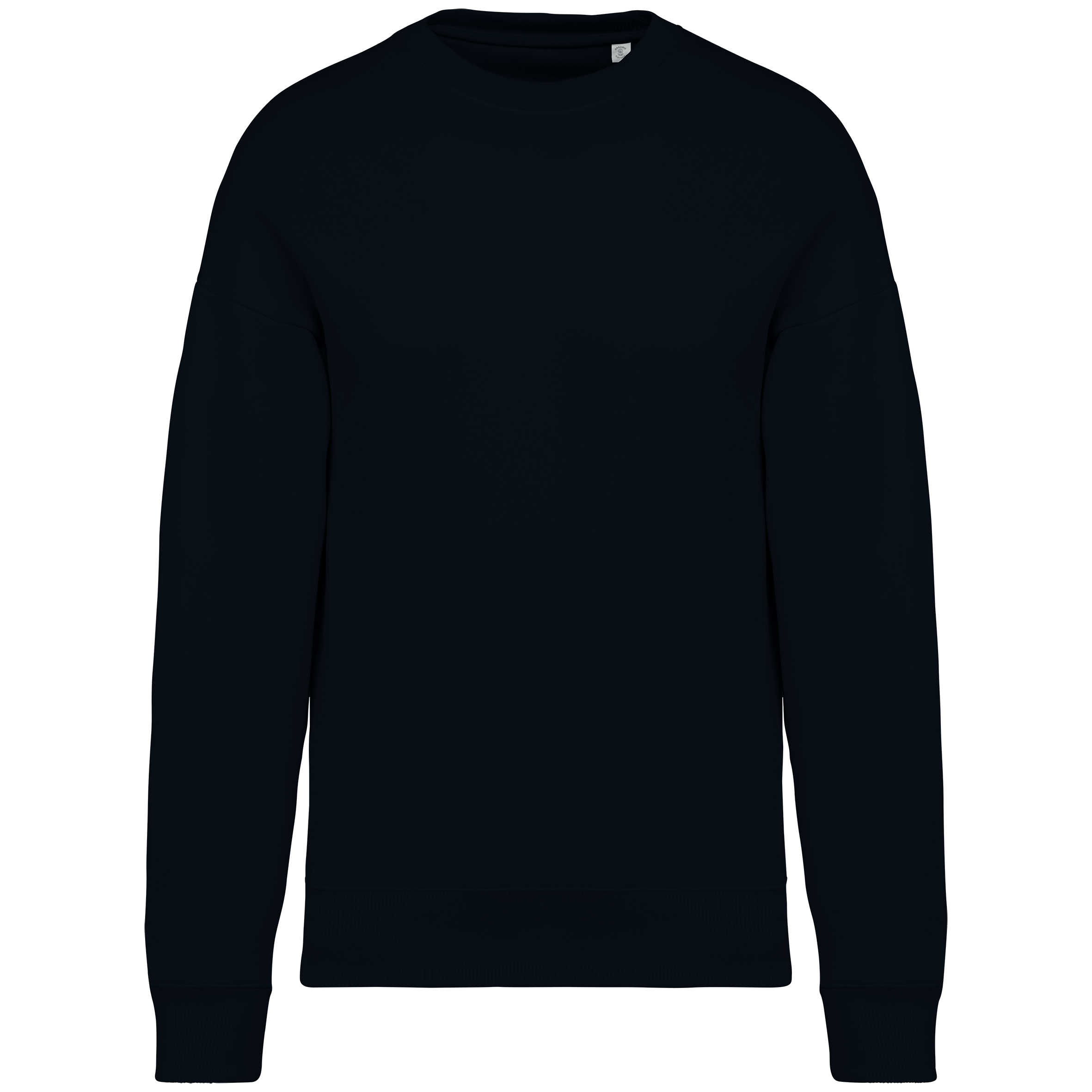 PS_NS407_BLACK.png Native Spirit NS407 Bio-Sweatshirt Black – Vorderseite