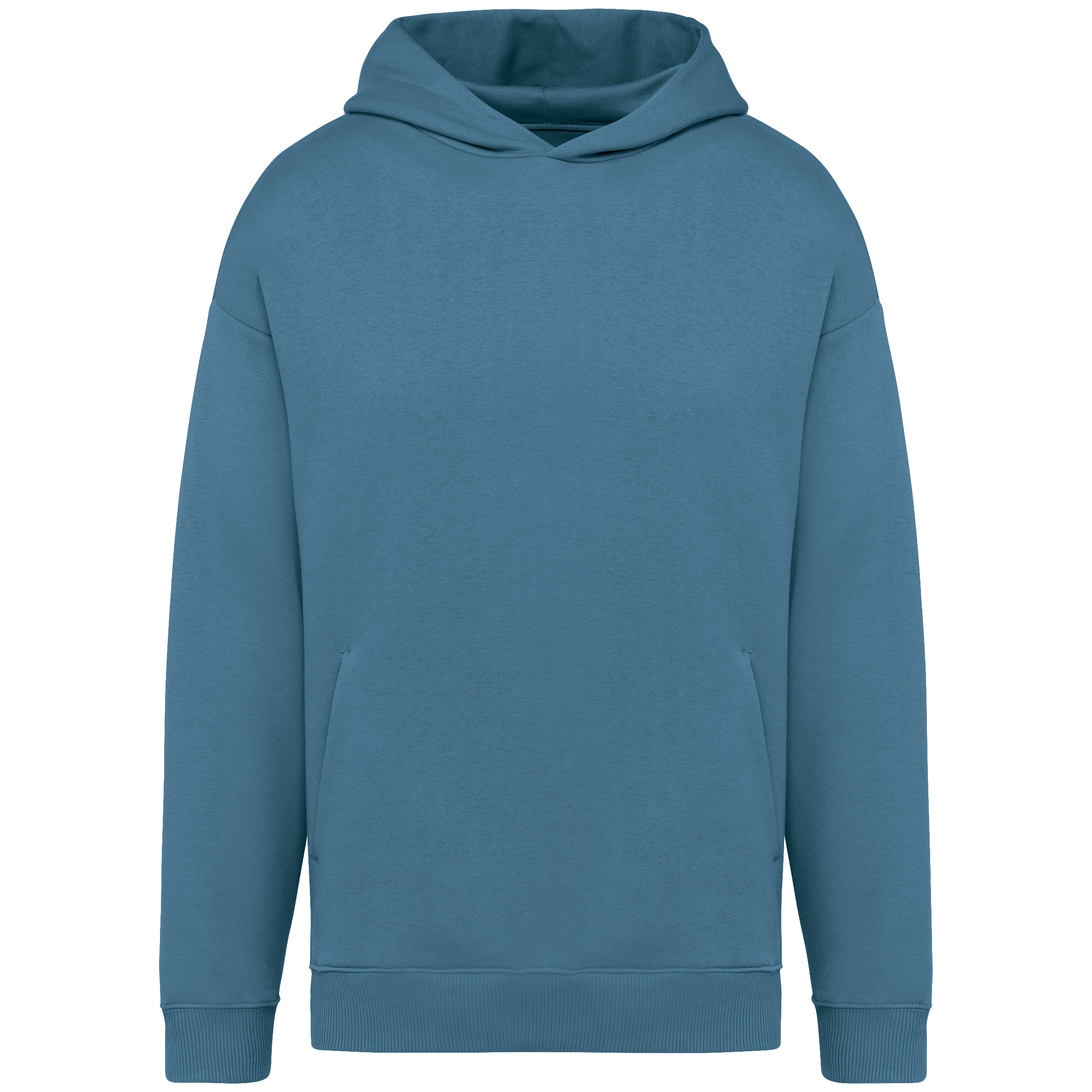 Native Spirit NS408 Bio-Hoodie Adriatic Blue – Vorderseite