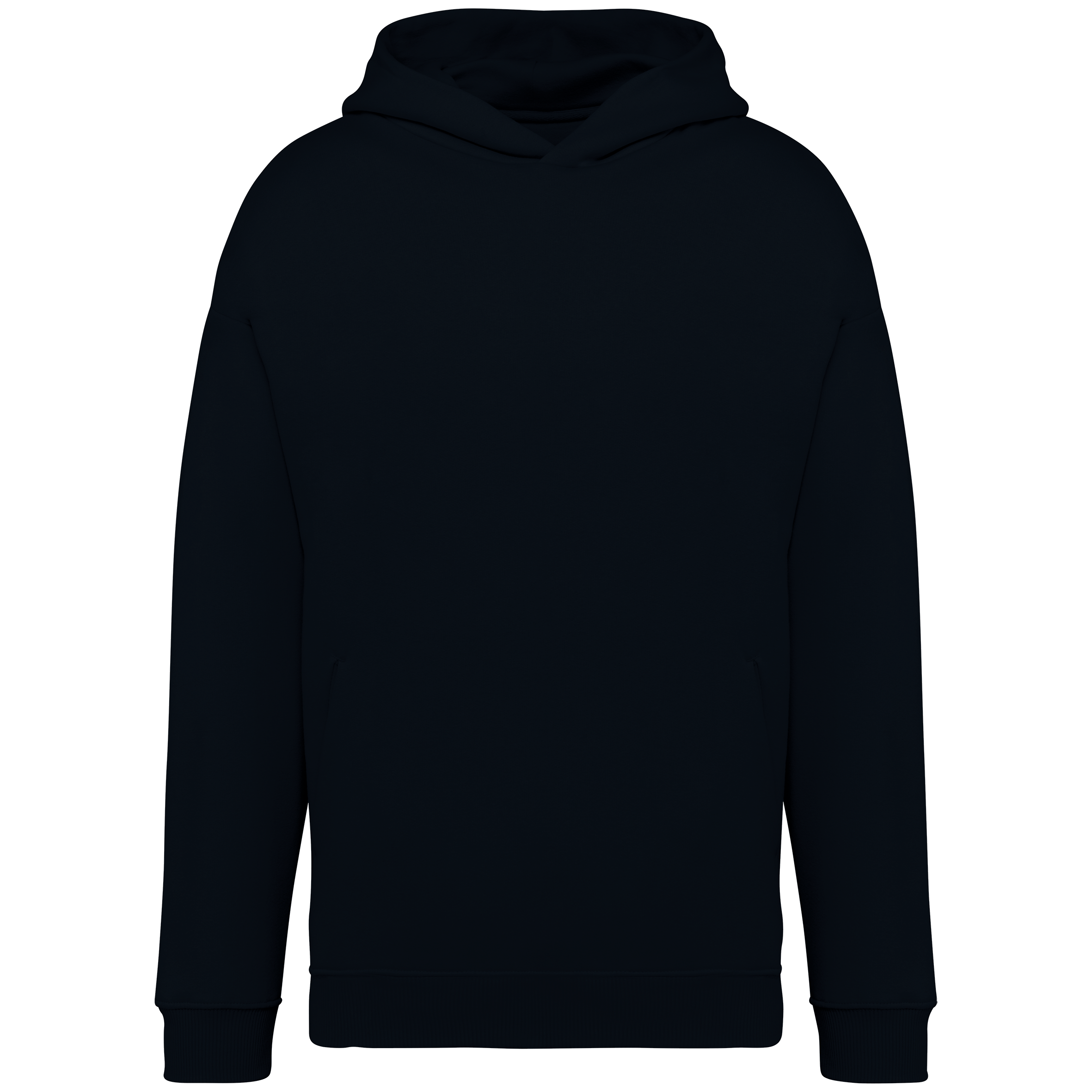 PS_NS408_BLACK.png Native Spirit NS408 Bio-Hoodie Black – Vorderseite